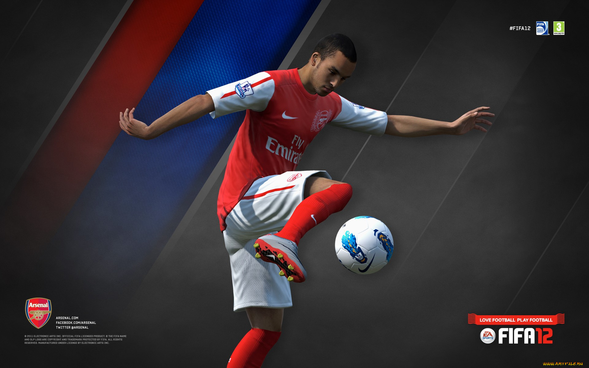 спорт, 3d, рисованные, футбол, мяч