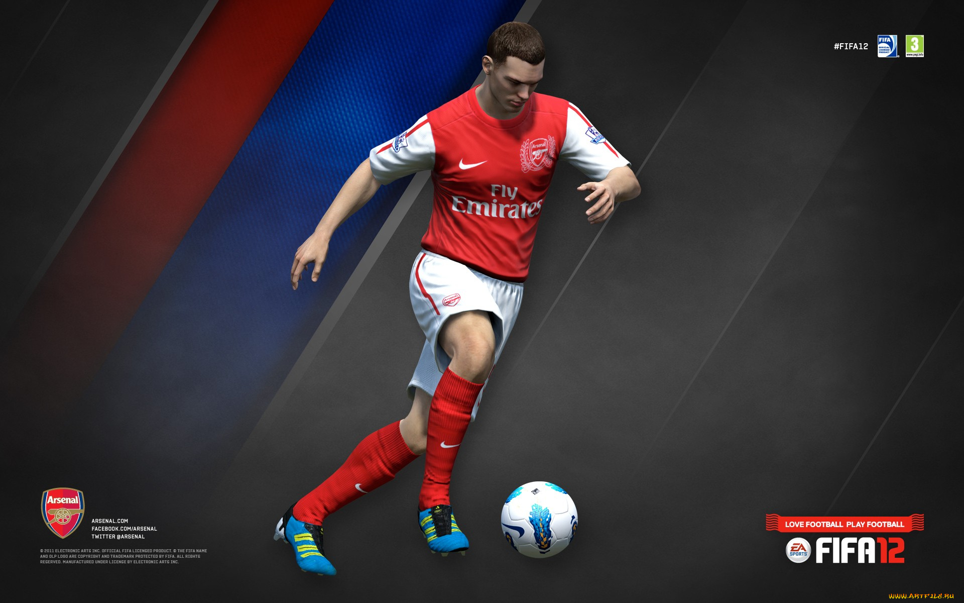 спорт, 3d, рисованные, футбол, мяч