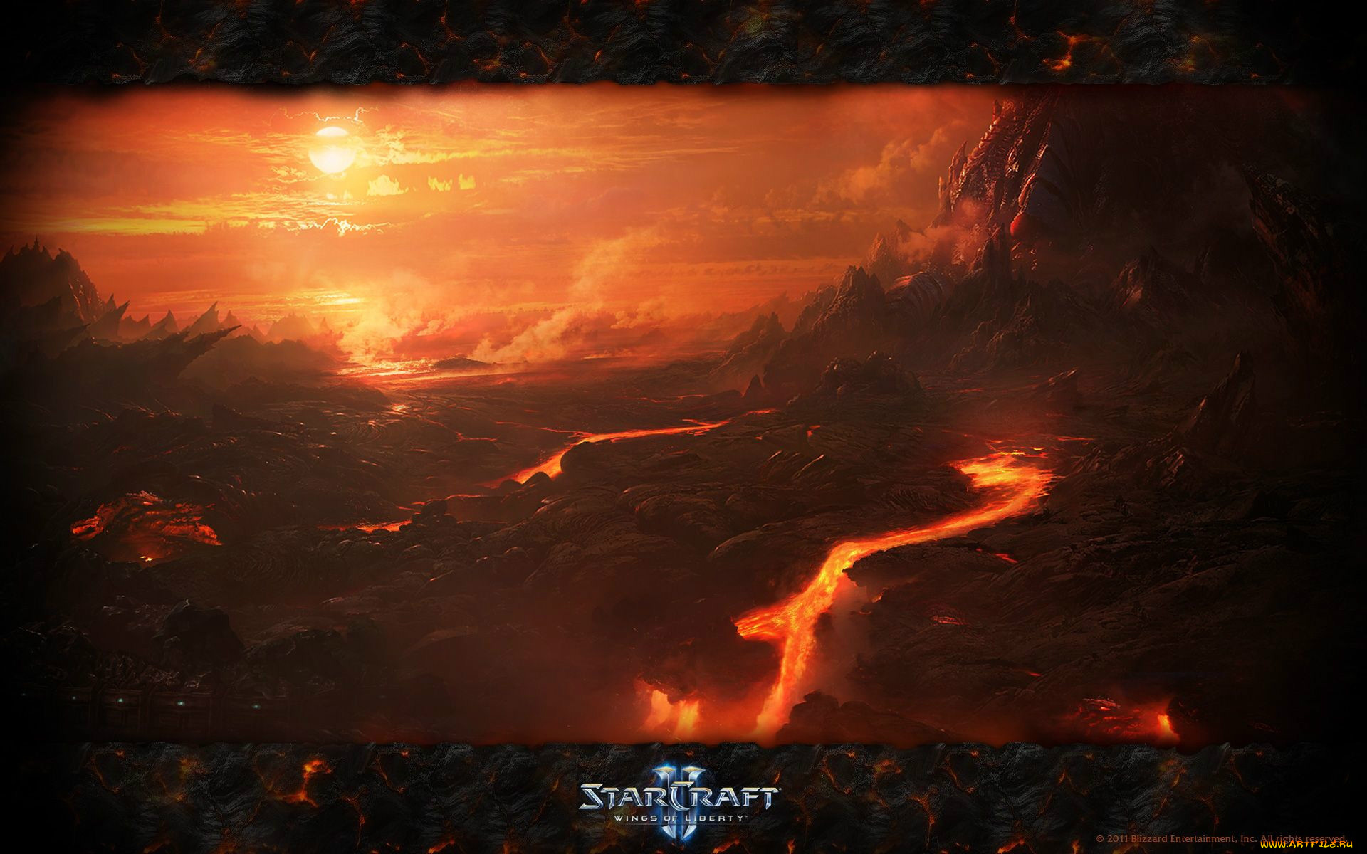 starcraft, ii, wings, of, liberty, видео, игры, лава