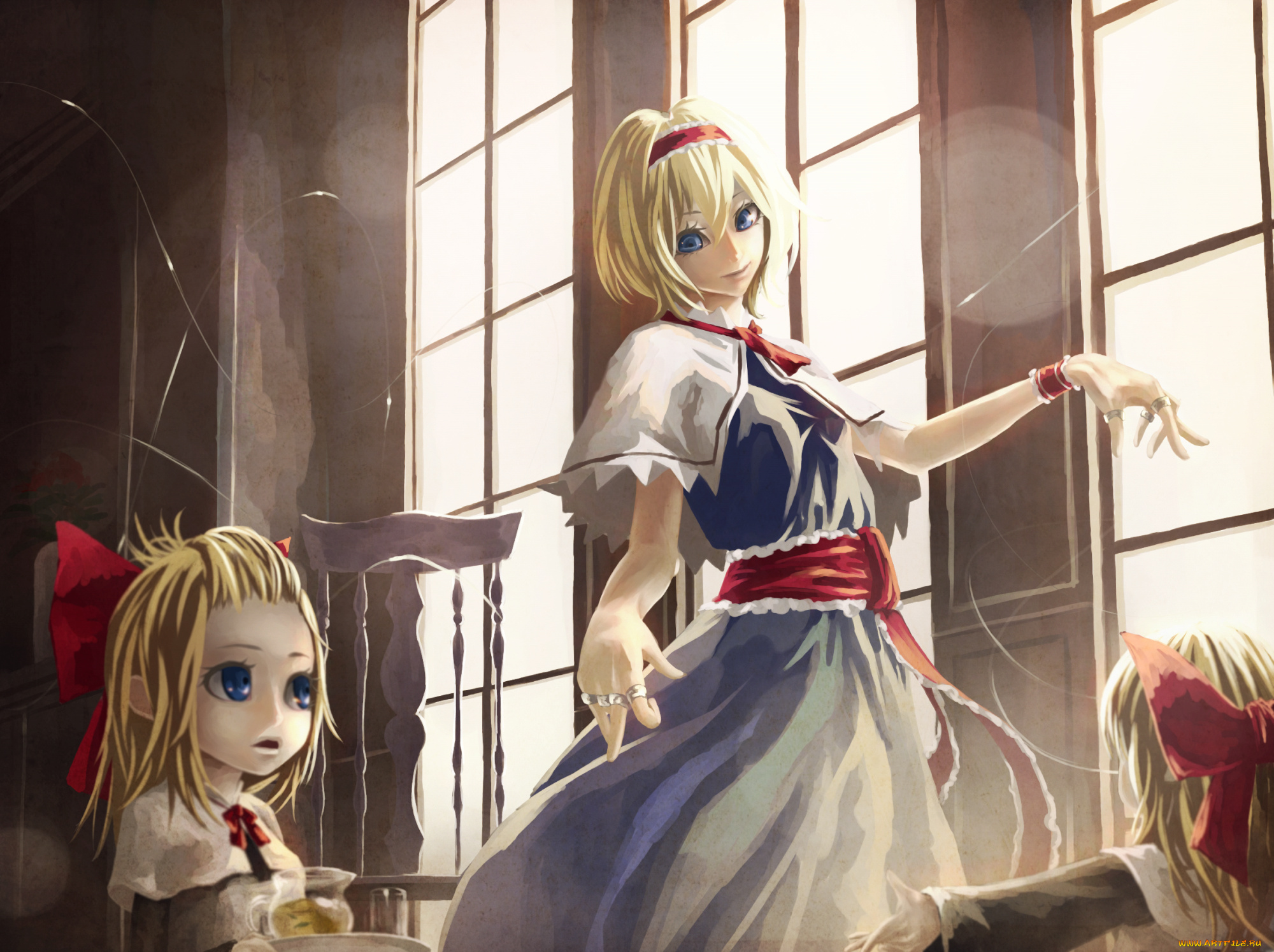 alice, margatroid, аниме, touhou