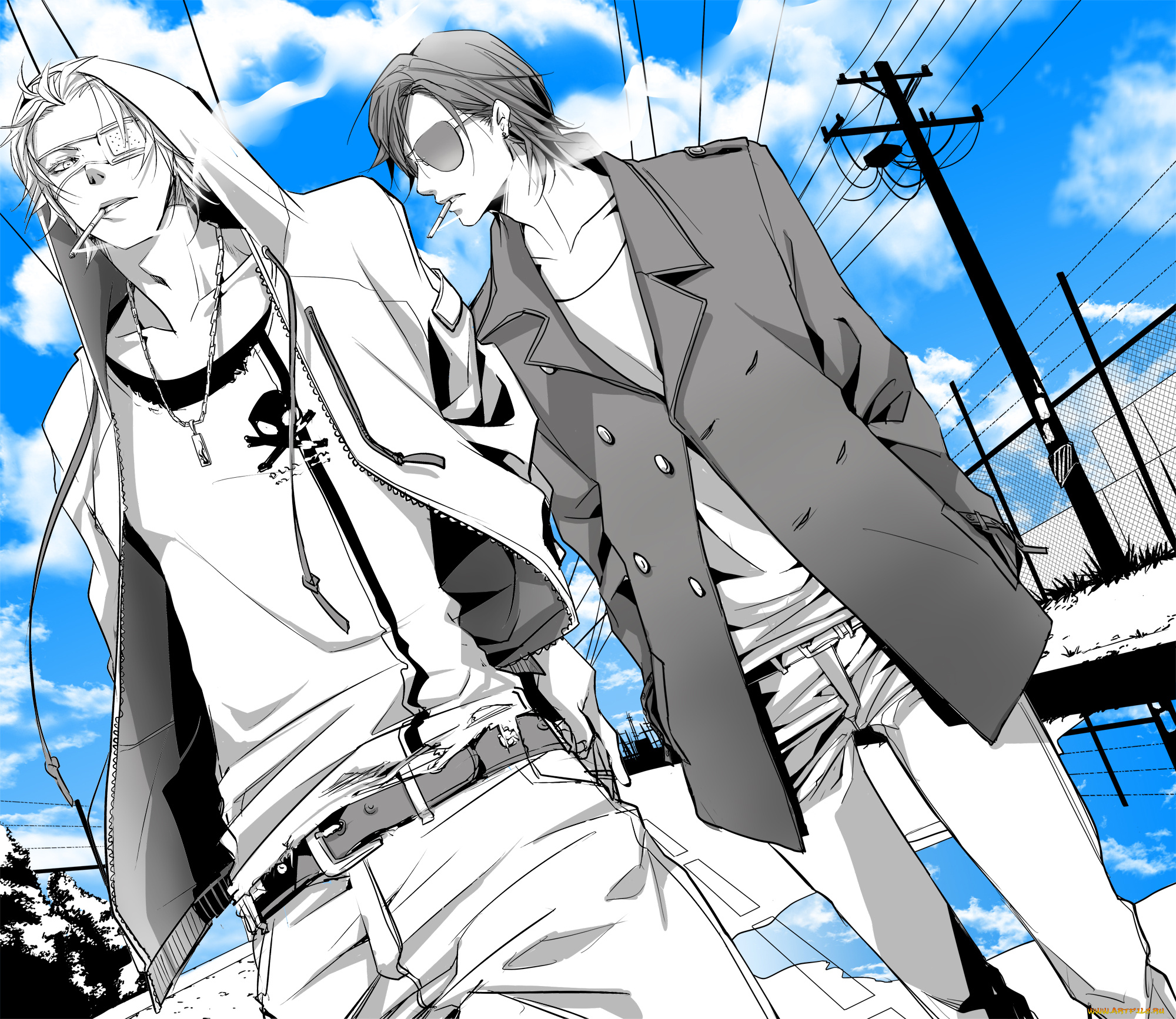 аниме, sengoku, basara, motochika, chousokabe, date, masamune