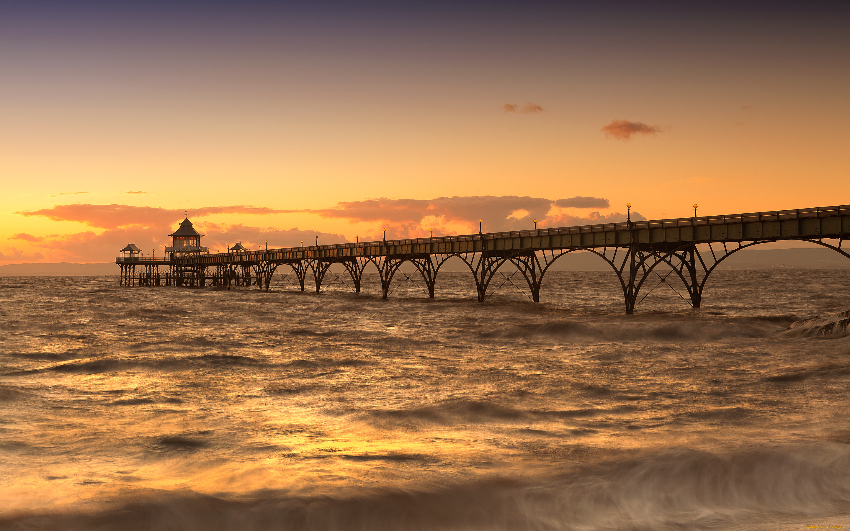 природа, моря, океаны, океан, united, kingdom, avon, мост