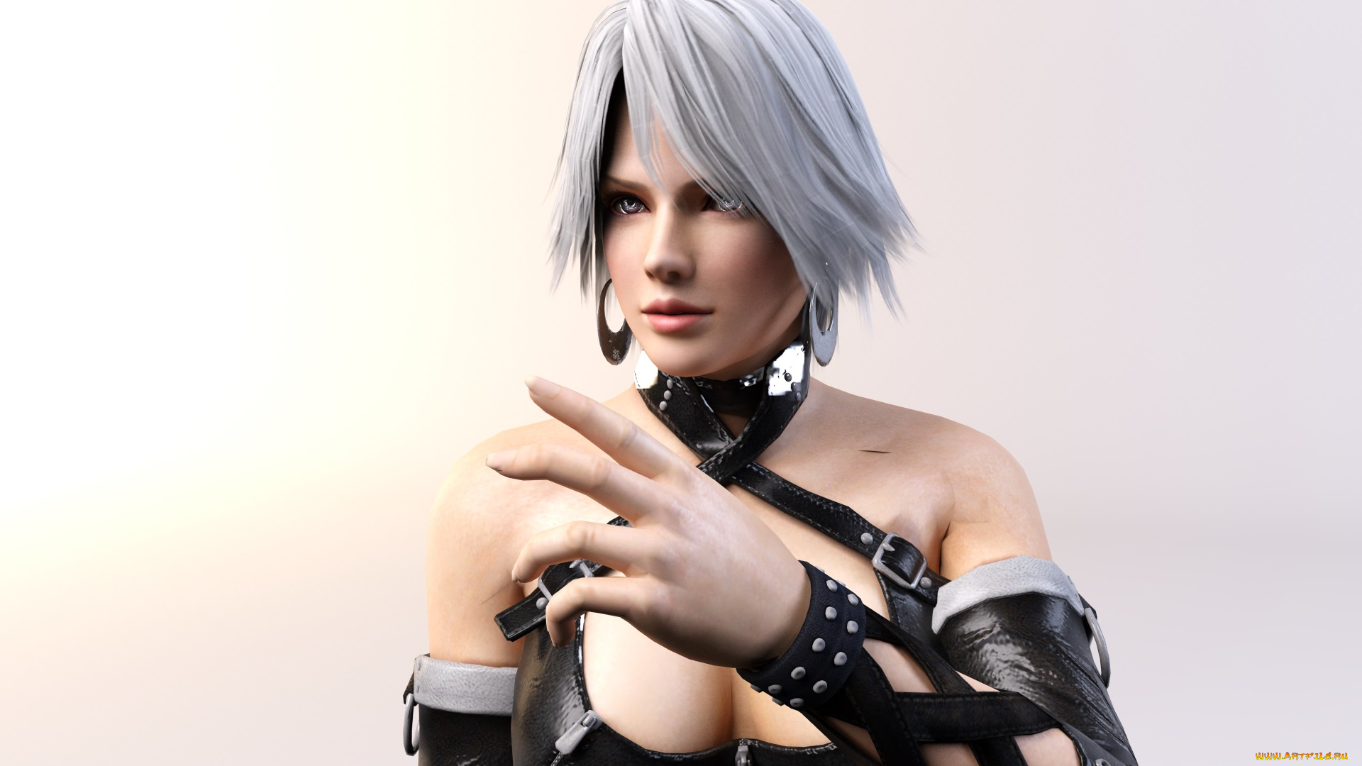 3д, графика, аниме, , anime, девушка, взгляд