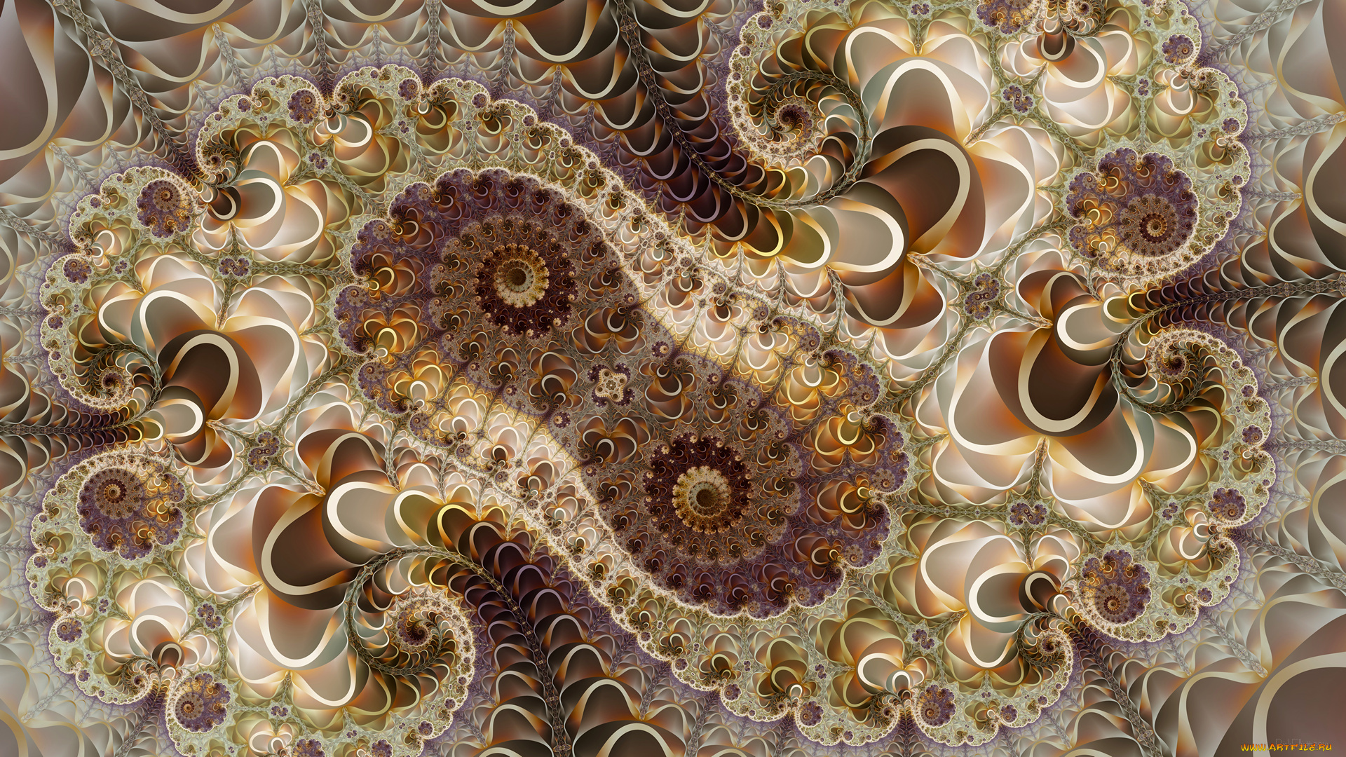 3д, графика, фракталы, , fractal, узор, цвета, фон
