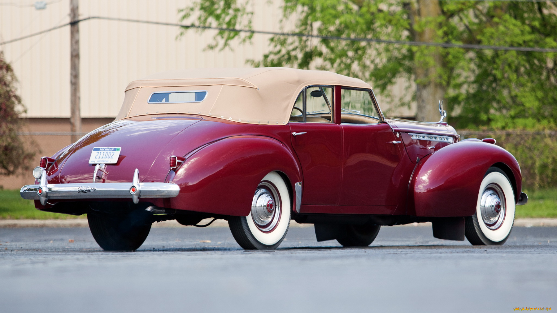 автомобили, packard, 180, custom, super, eight, convertible, sedan, darrin, 1807-710, 1940г