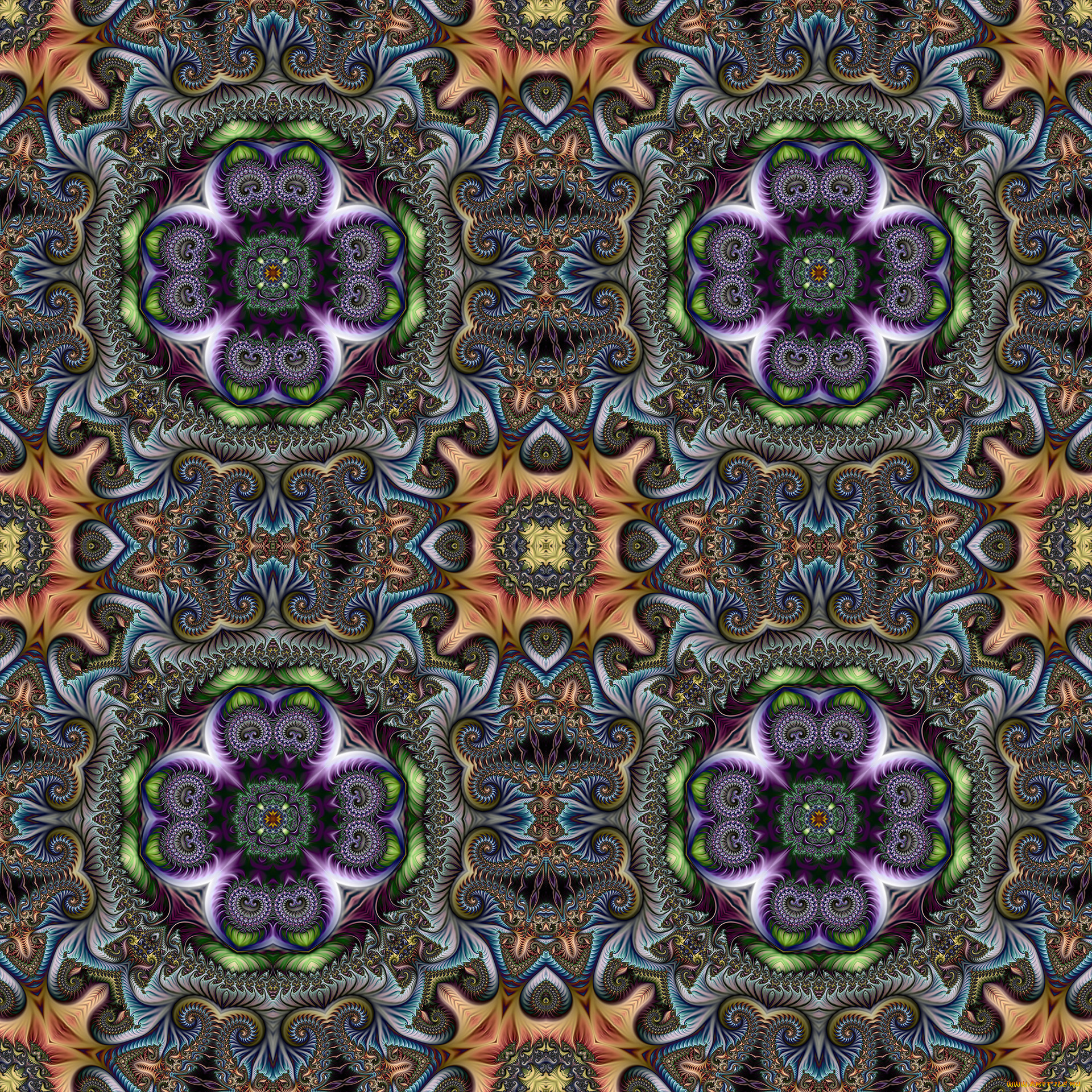 3д, графика, фракталы, , fractal, цвета, фон, узор