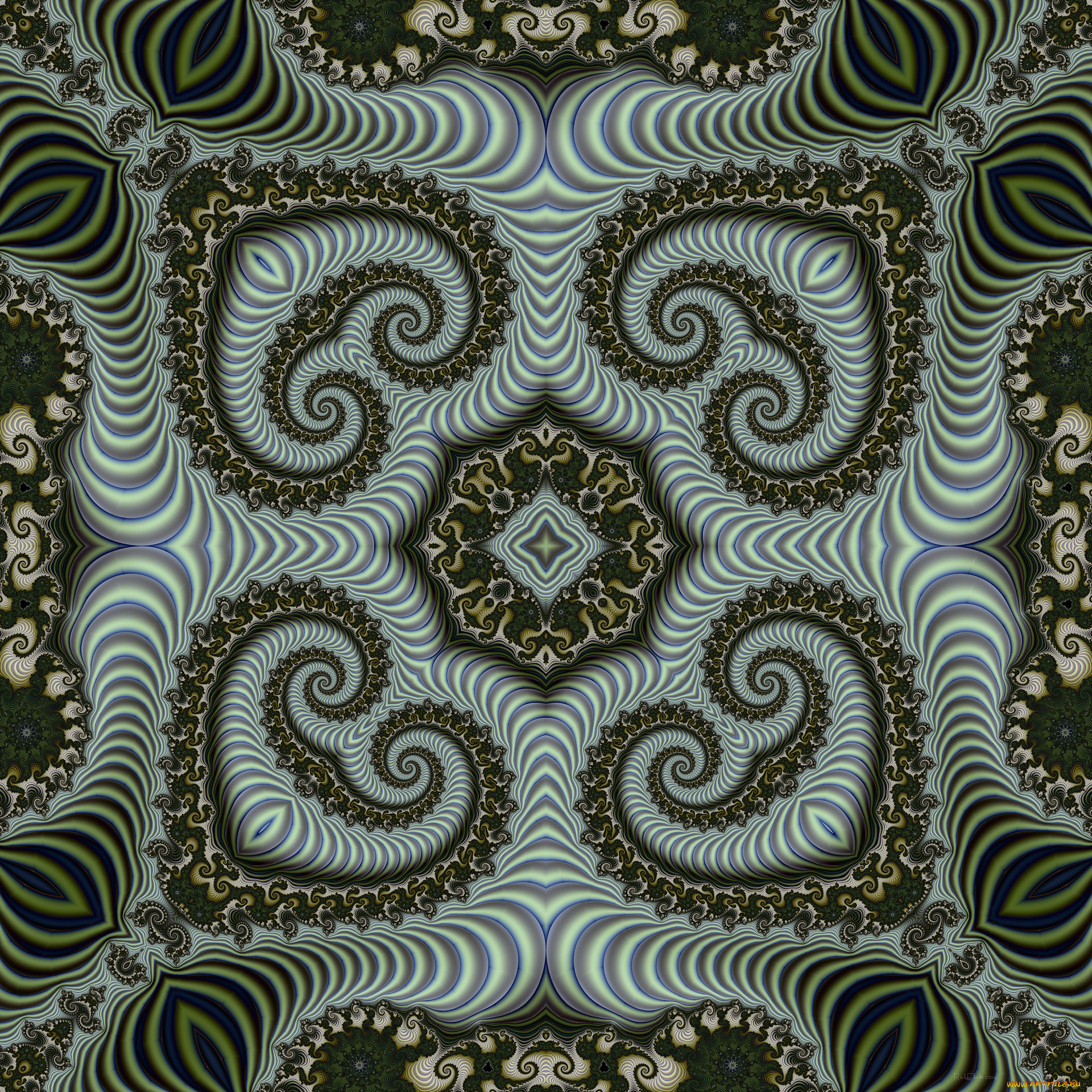 3д, графика, фракталы, , fractal, узор, фон, цвета