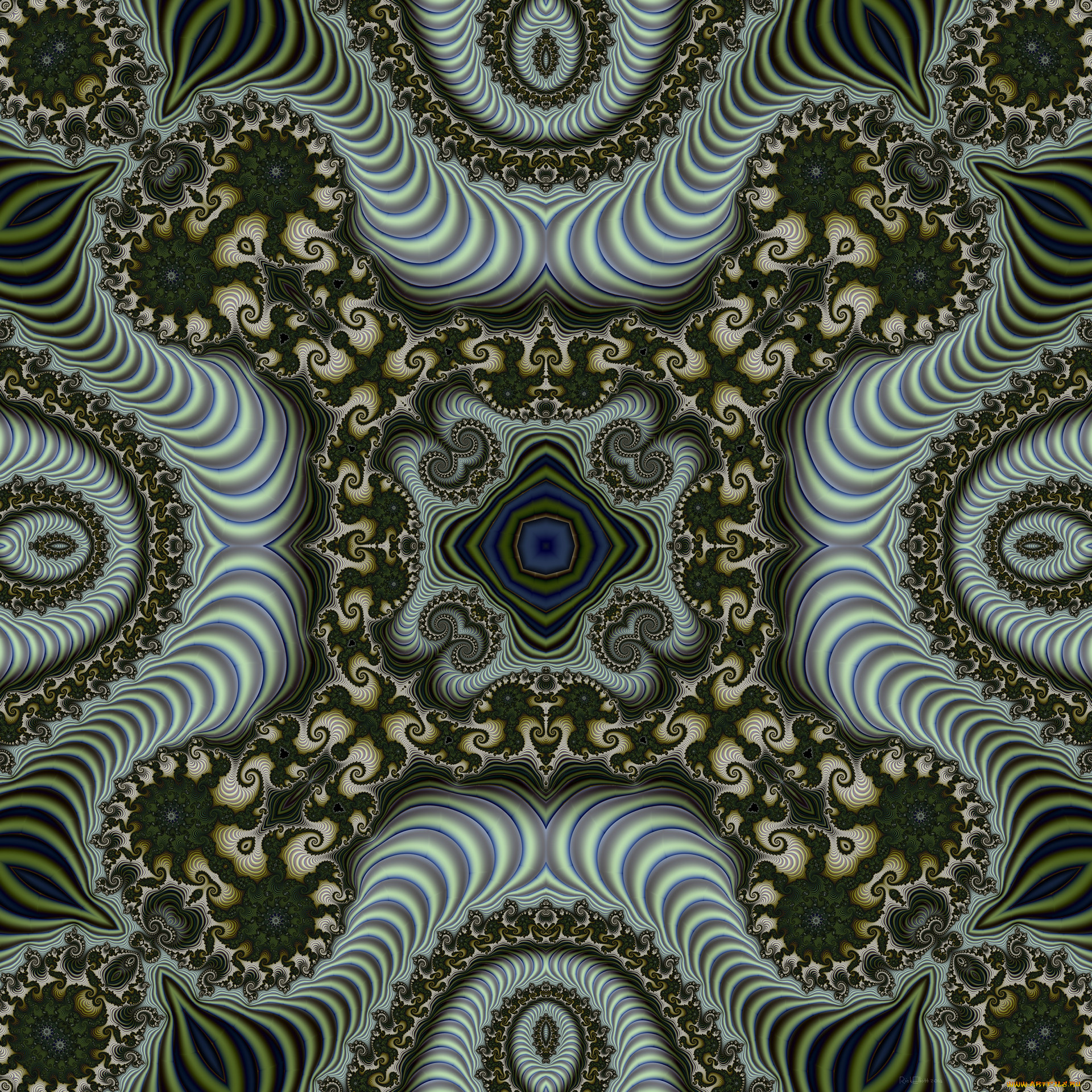 3д, графика, фракталы, , fractal, узор, фон, цвета