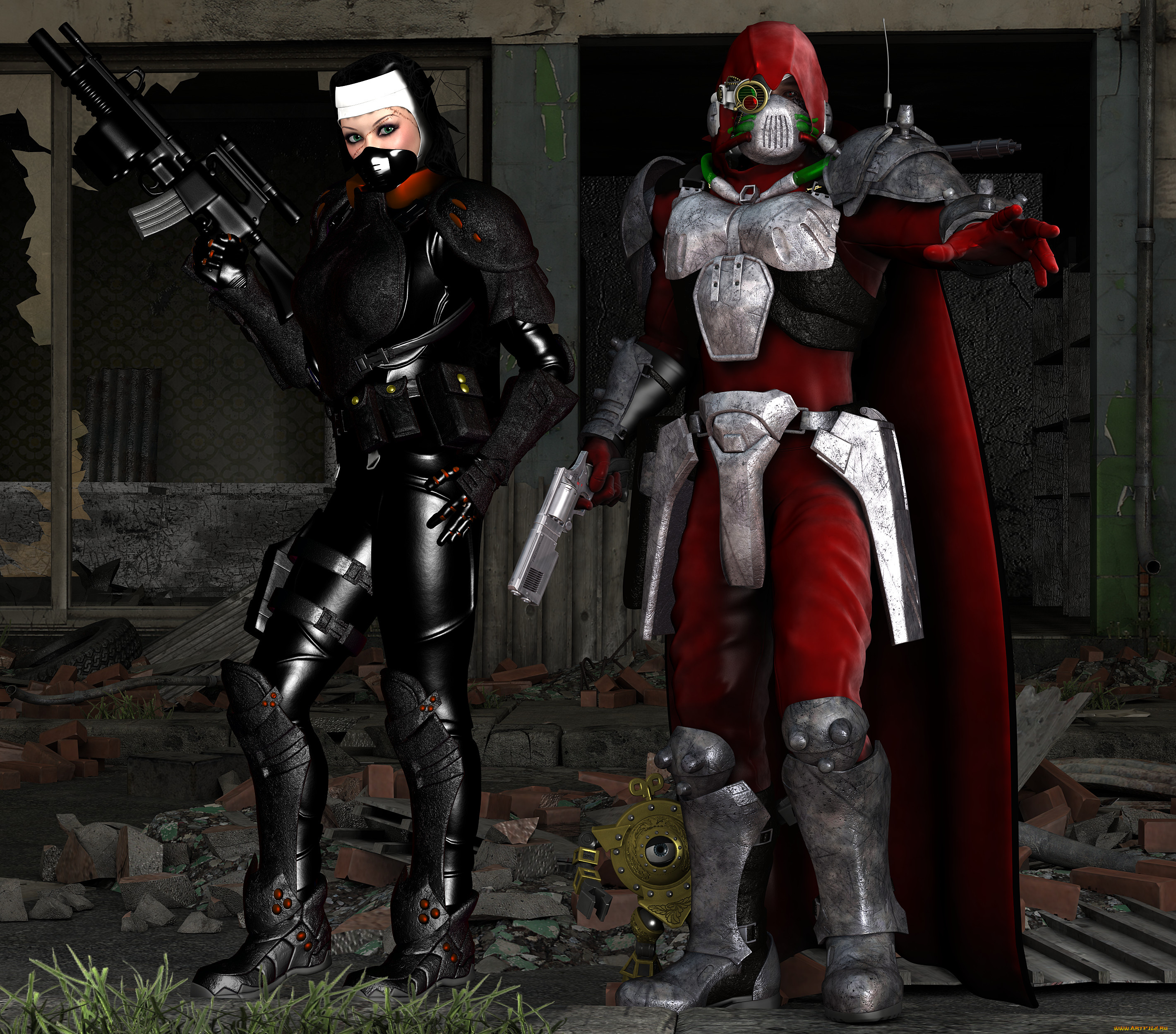 3д, графика, фантазия, , fantasy, оружие, воины