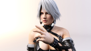 обоя 3д графика, аниме , anime, девушка, взгляд