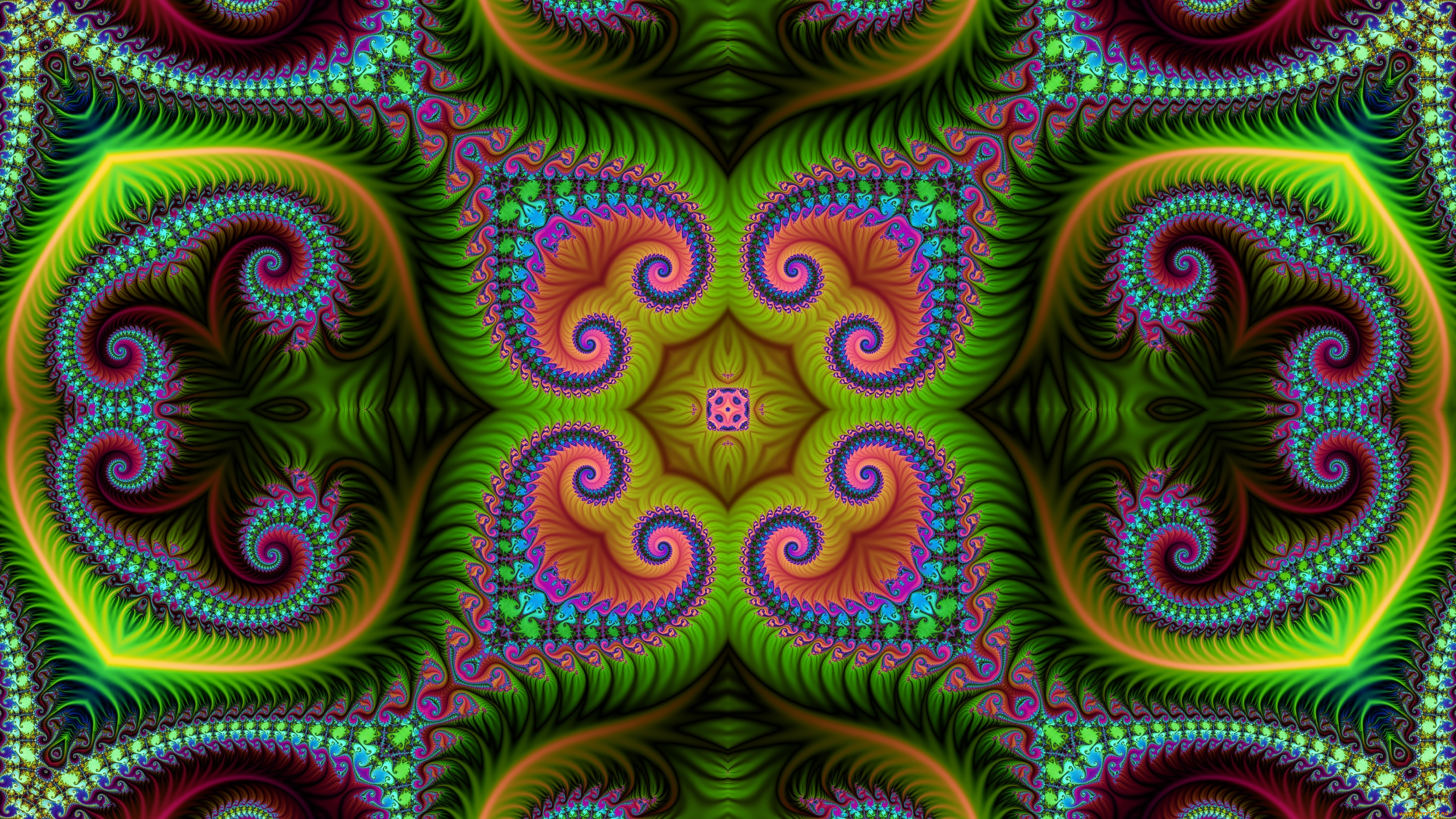 3д, графика, фракталы, , fractal, узор, фон, цвета