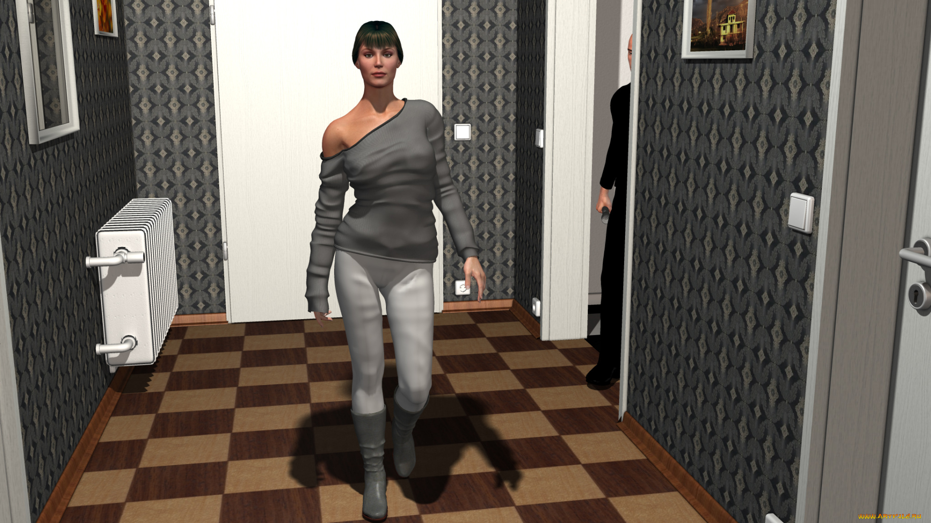 the, collector, 3д, графика, фантазия, , fantasy, девушка