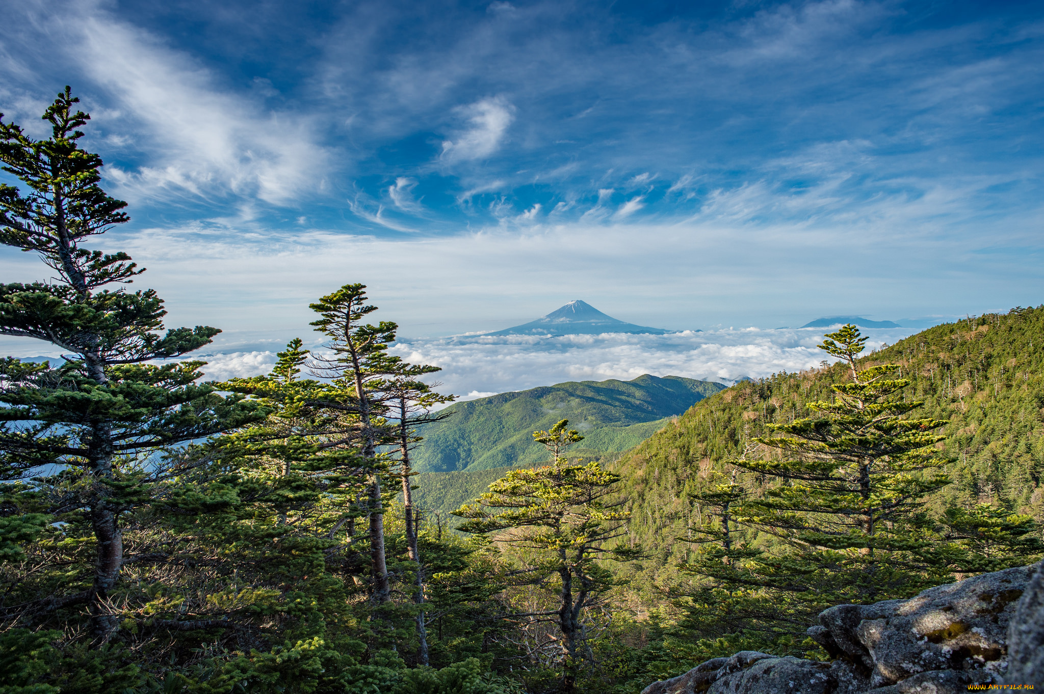 природа, пейзажи, гора, панорама