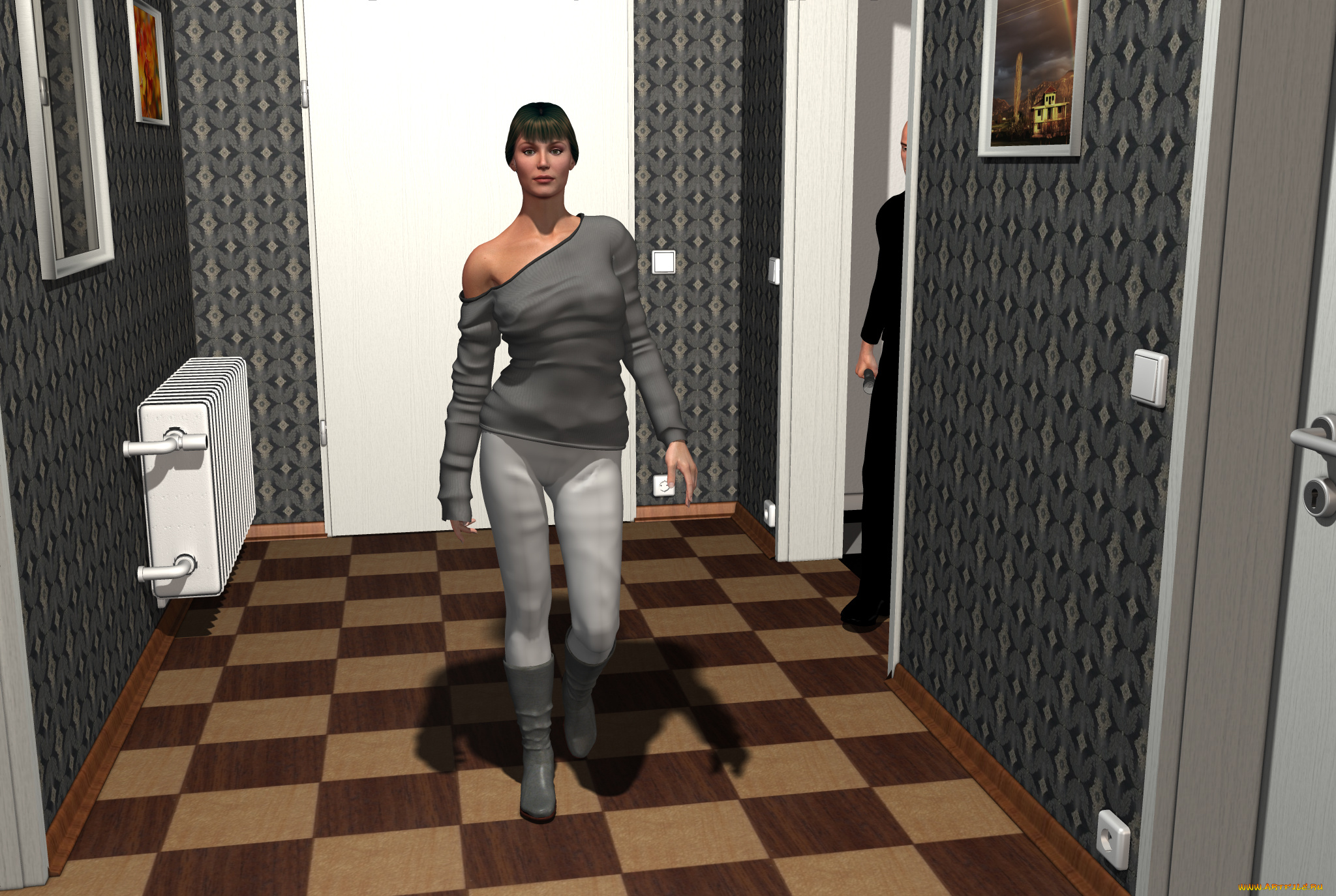 the, collector, 3д, графика, фантазия, , fantasy, девушка