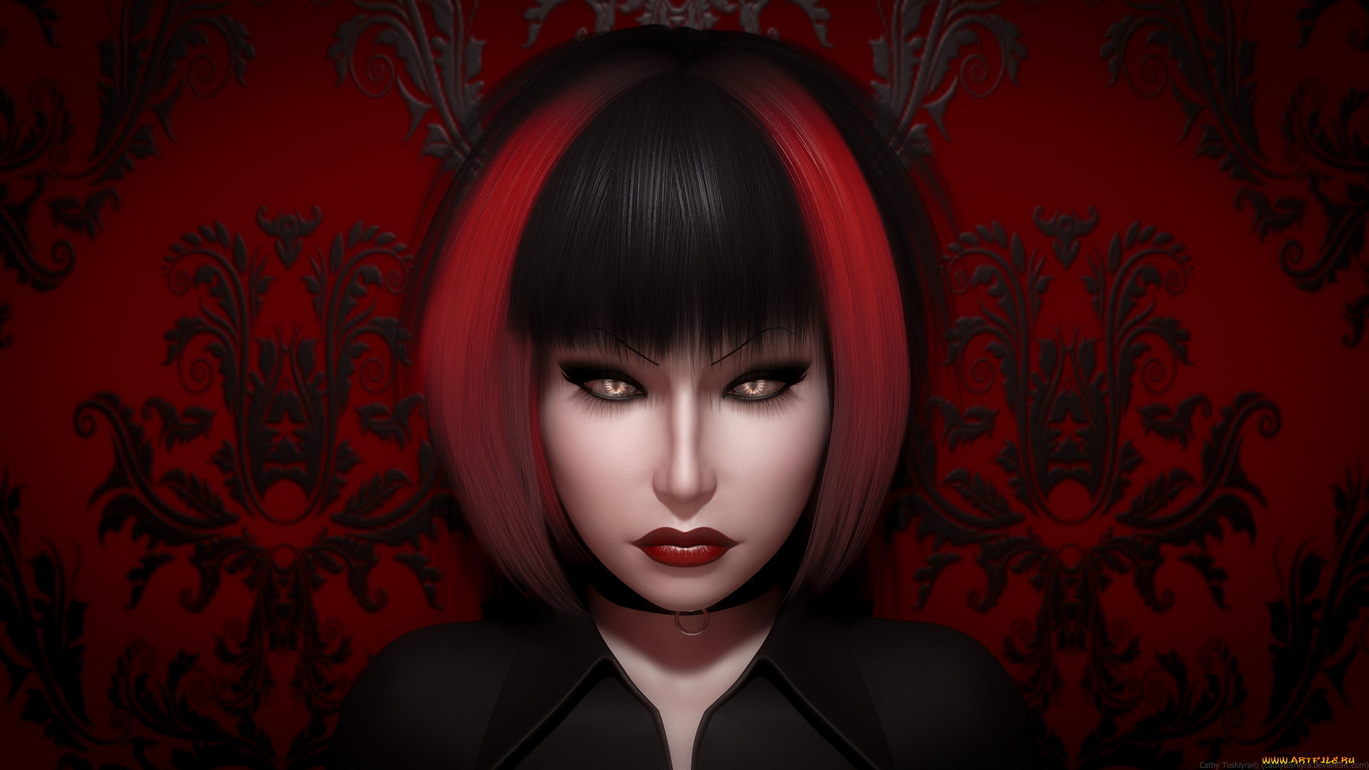 3д, графика, портрет, , portraits, фон, взгляд, девушка