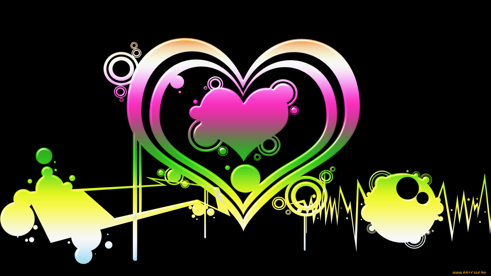 векторная, графика, сердечки, , hearts, сердечки, фон