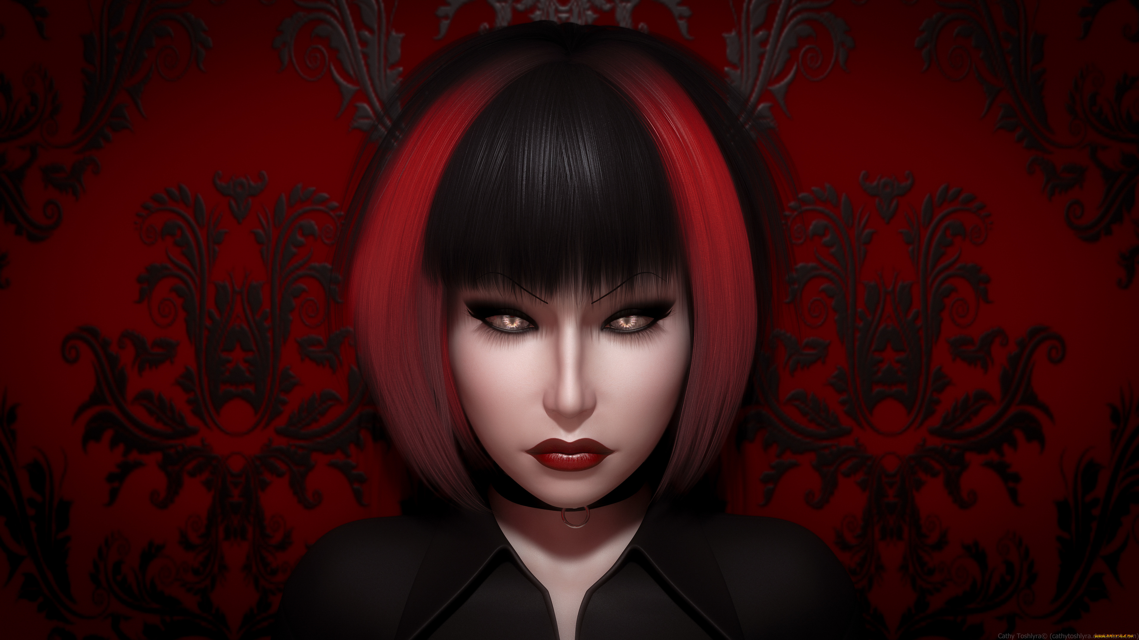 3д, графика, портрет, , portraits, фон, взгляд, девушка