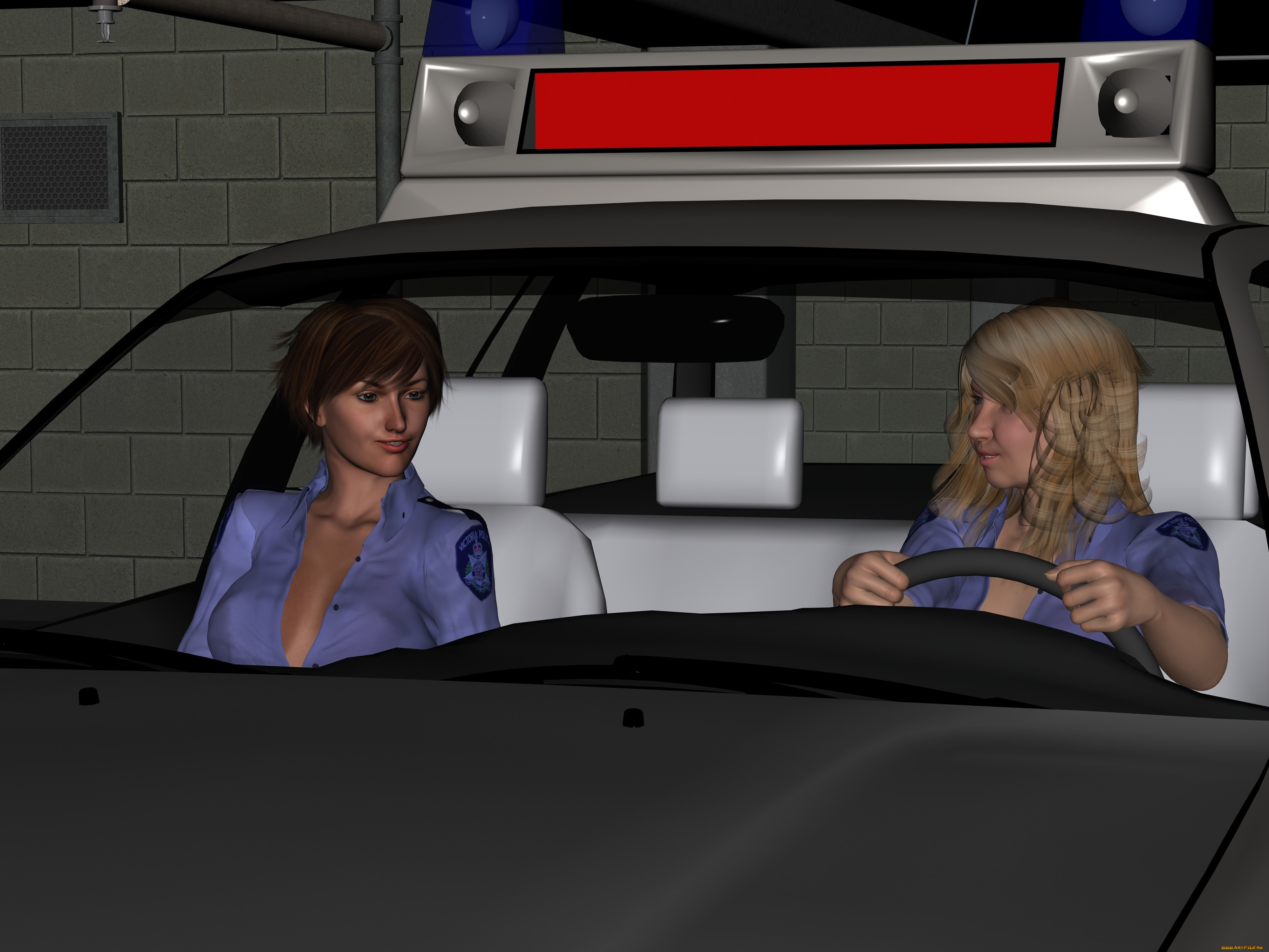 carabinieri, 3д, графика, люди, , people, фон, взгляд, девушки