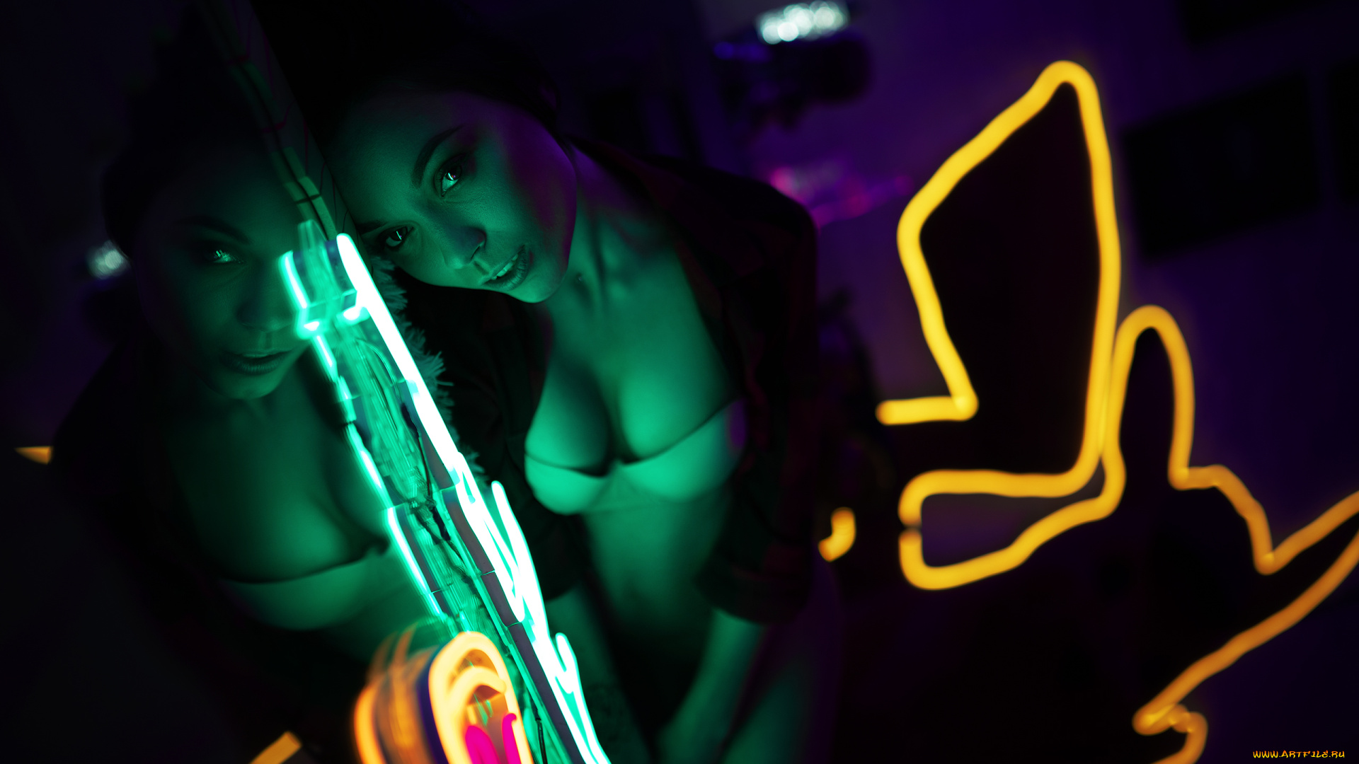 девушки, -, брюнетки, , шатенки, красивая, девушка