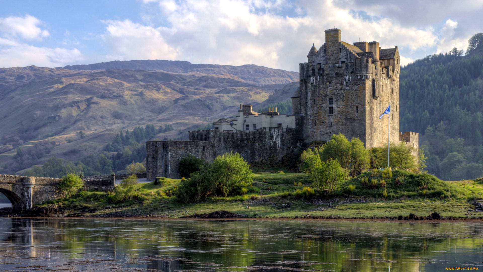 eilean, donan, castle, города, замок, эйлен-донан, , шотландия, eilean, donan, castle