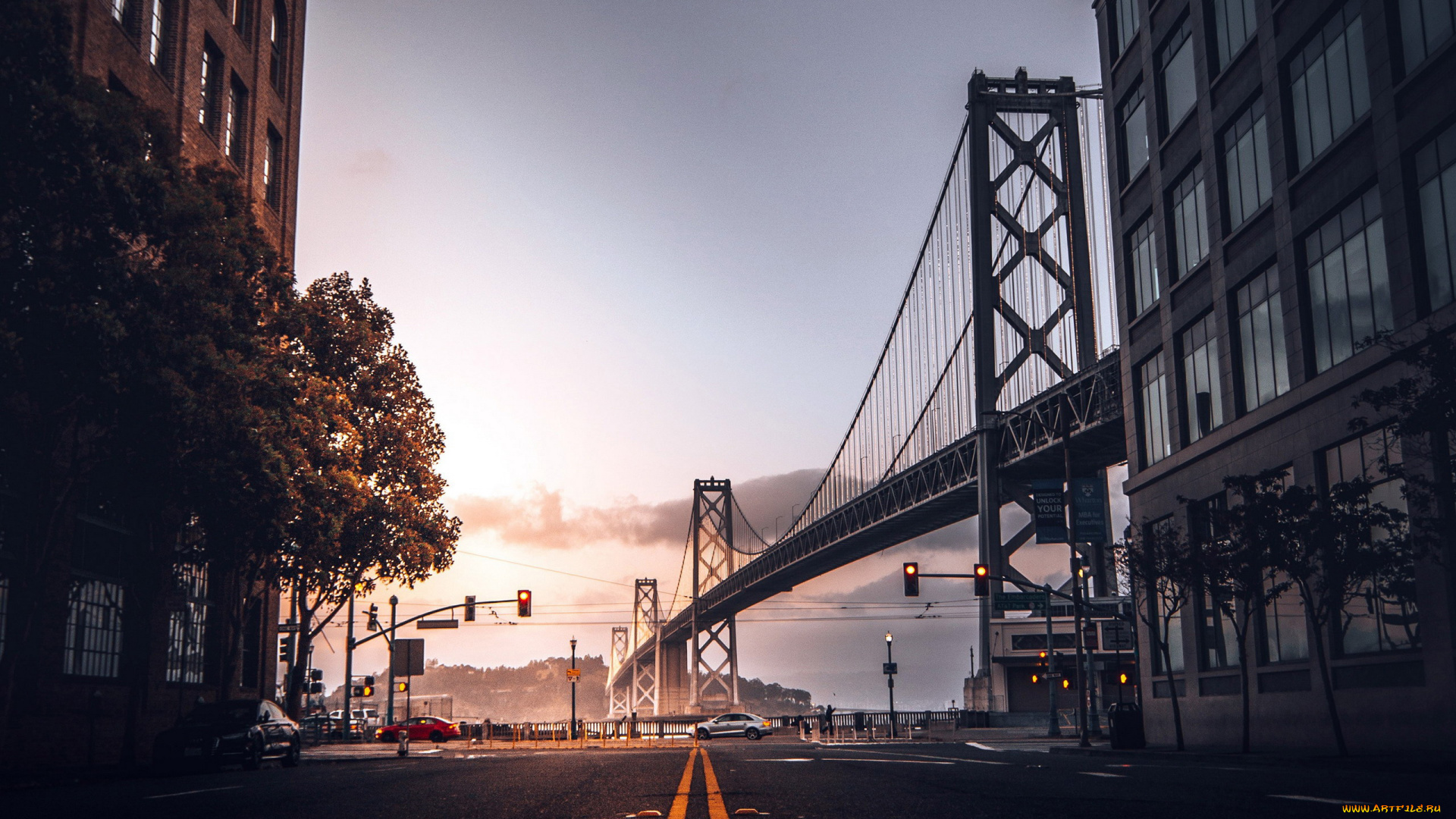 города, сан-франциско, , сша, golden, gate, bridg