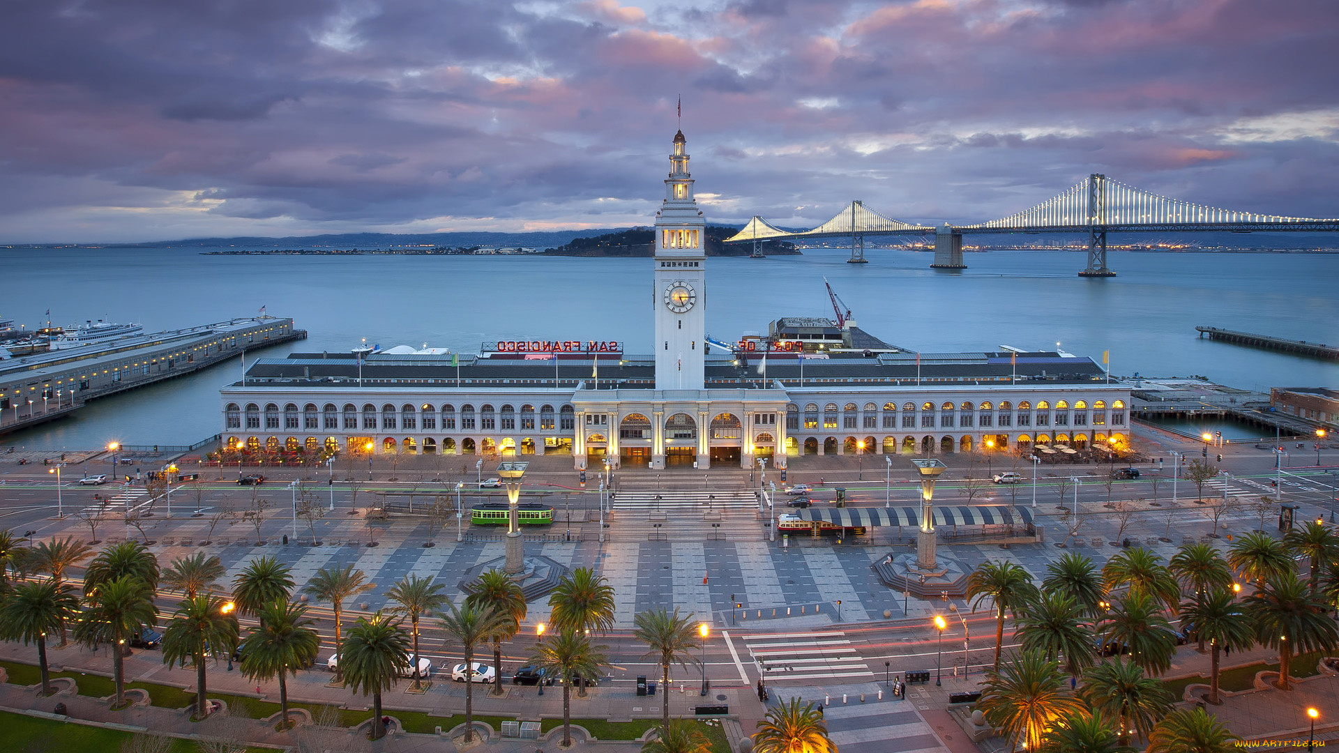 города, сан-франциско, , сша, панорама