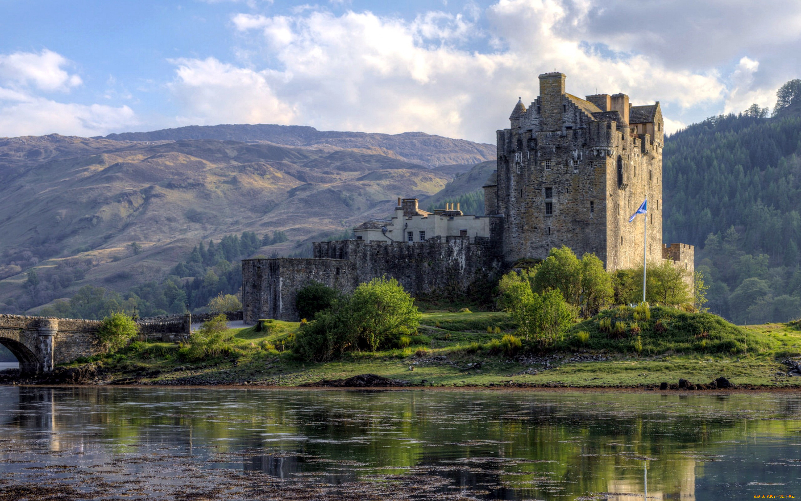 eilean, donan, castle, города, замок, эйлен-донан, , шотландия, eilean, donan, castle
