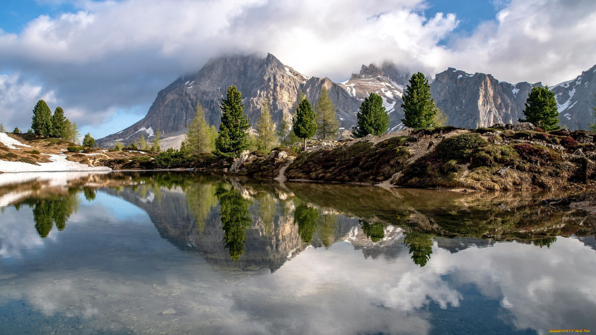 lago, limides, italy, природа, реки, озера, lago, limides