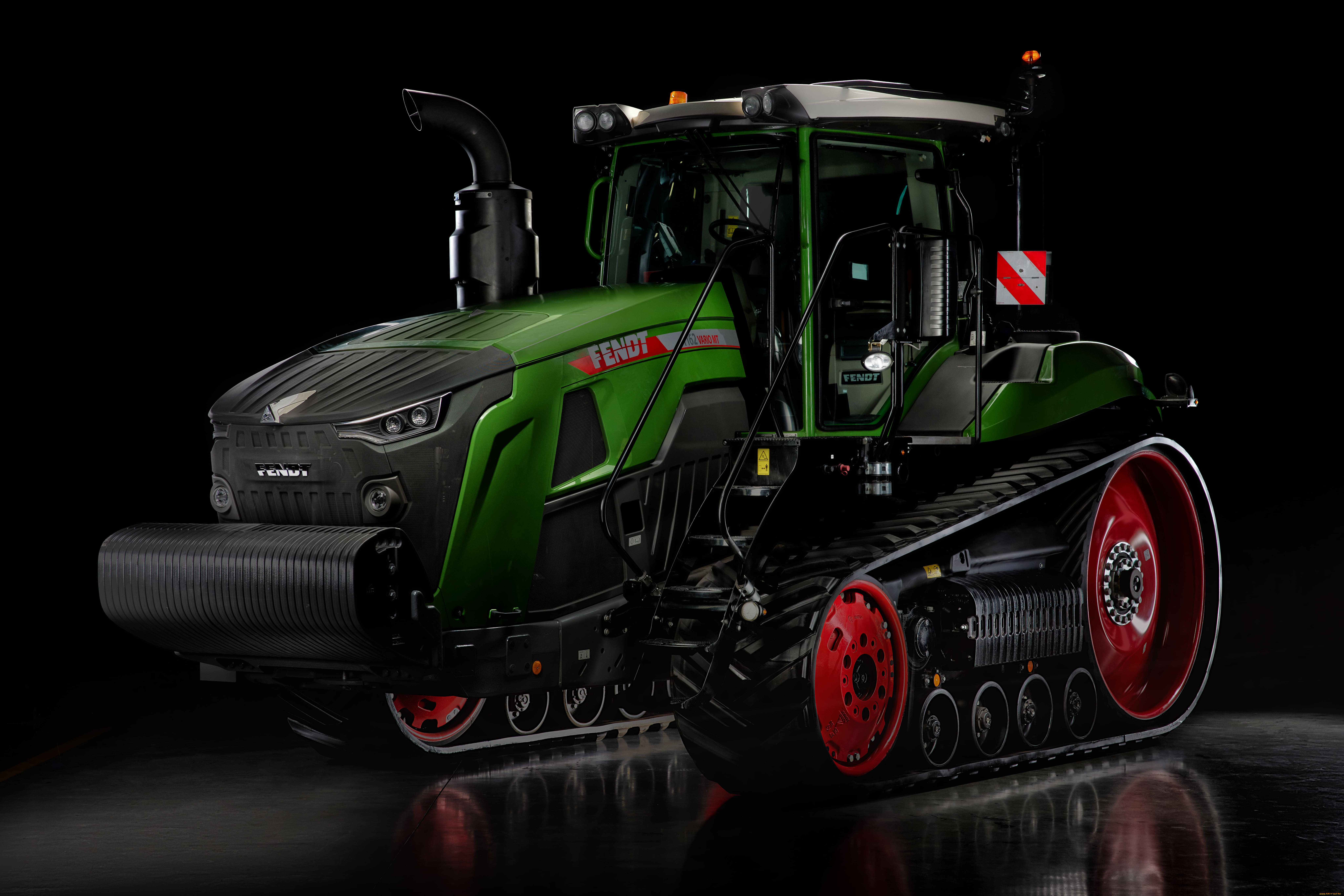 техника, тракторы, на, гусенецах, fendt