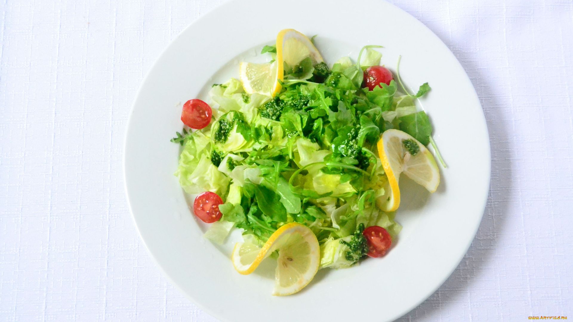 еда, салаты, , закуски, овощной, салат, помидоры, лимон