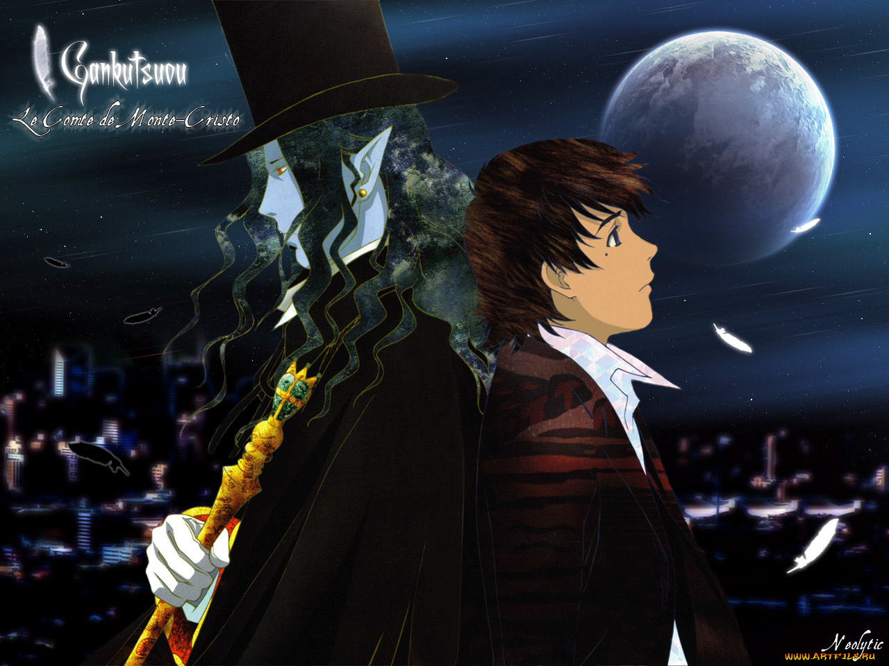 аниме, gankutsuou, the, count, of, monte, cristo