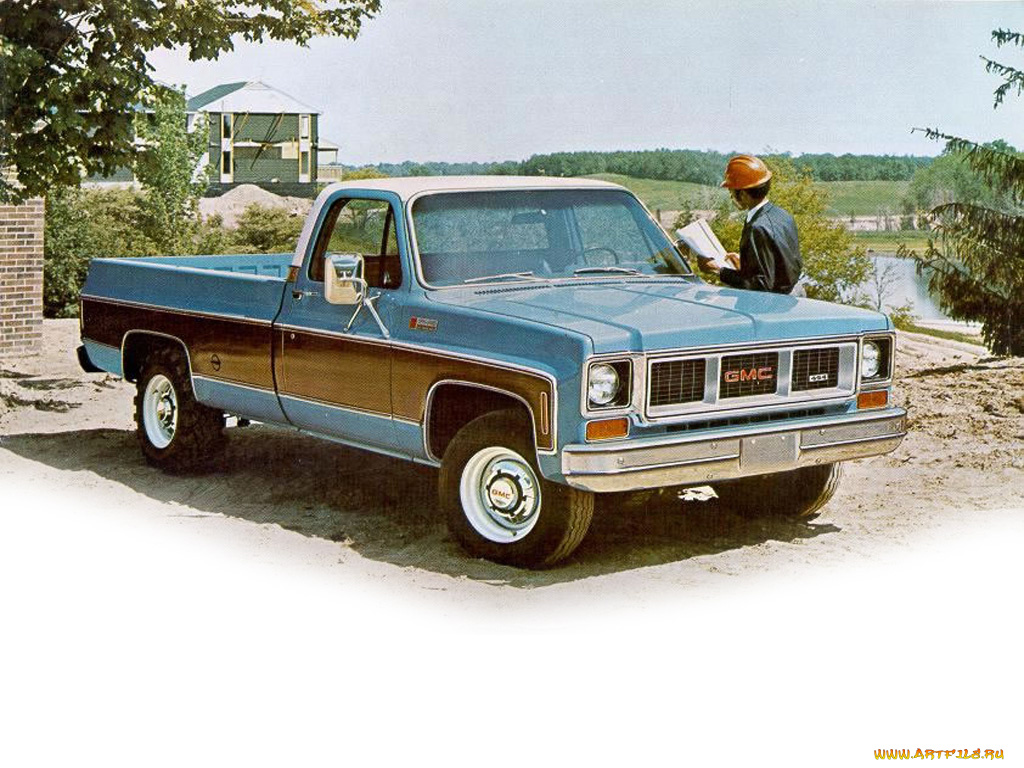 gmc, suburban, pick, up, 1973, автомобили, gm