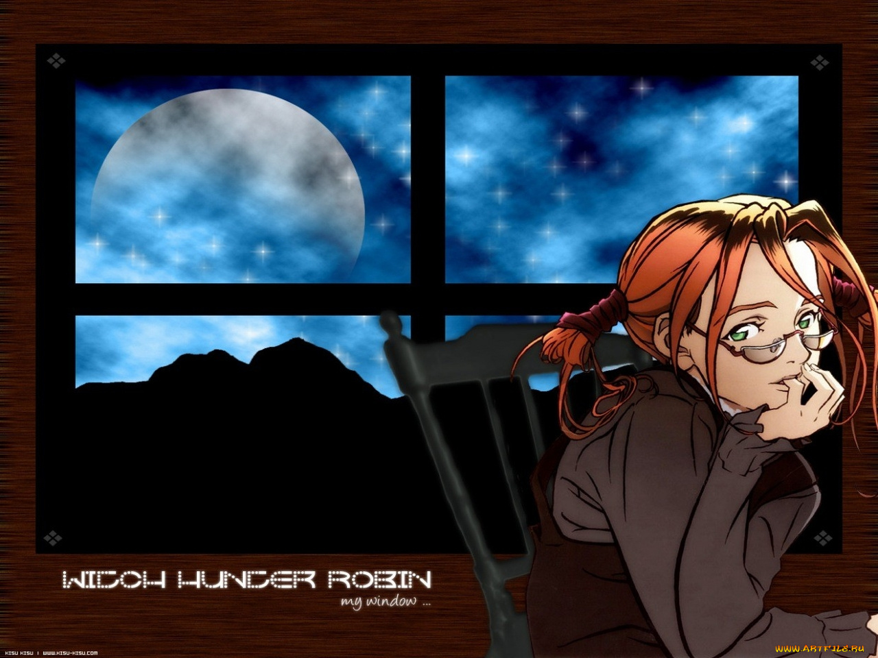 аниме, witch, hunter, robin