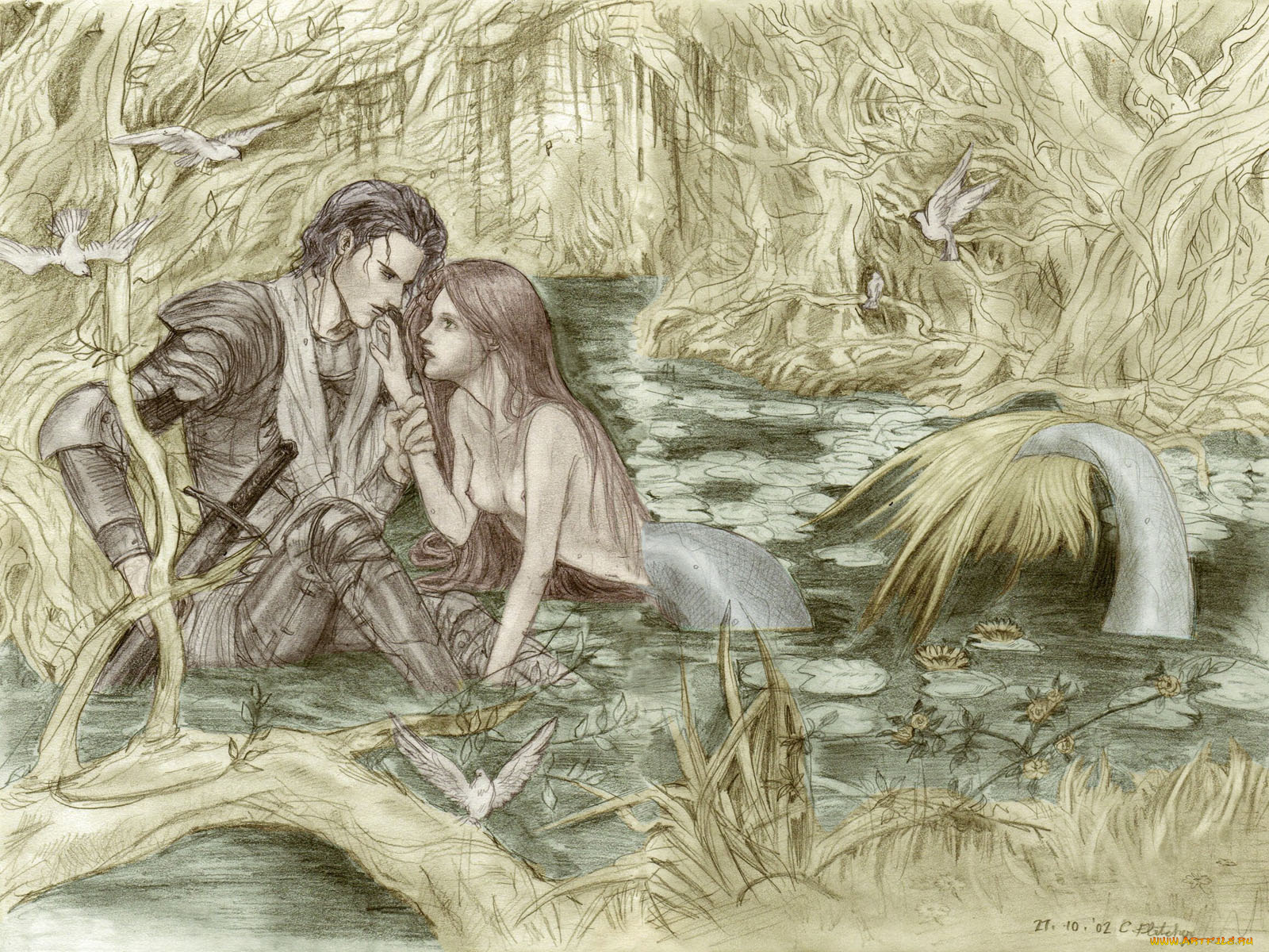 endymiasyzygy, mermaid, фэнтези, русалки