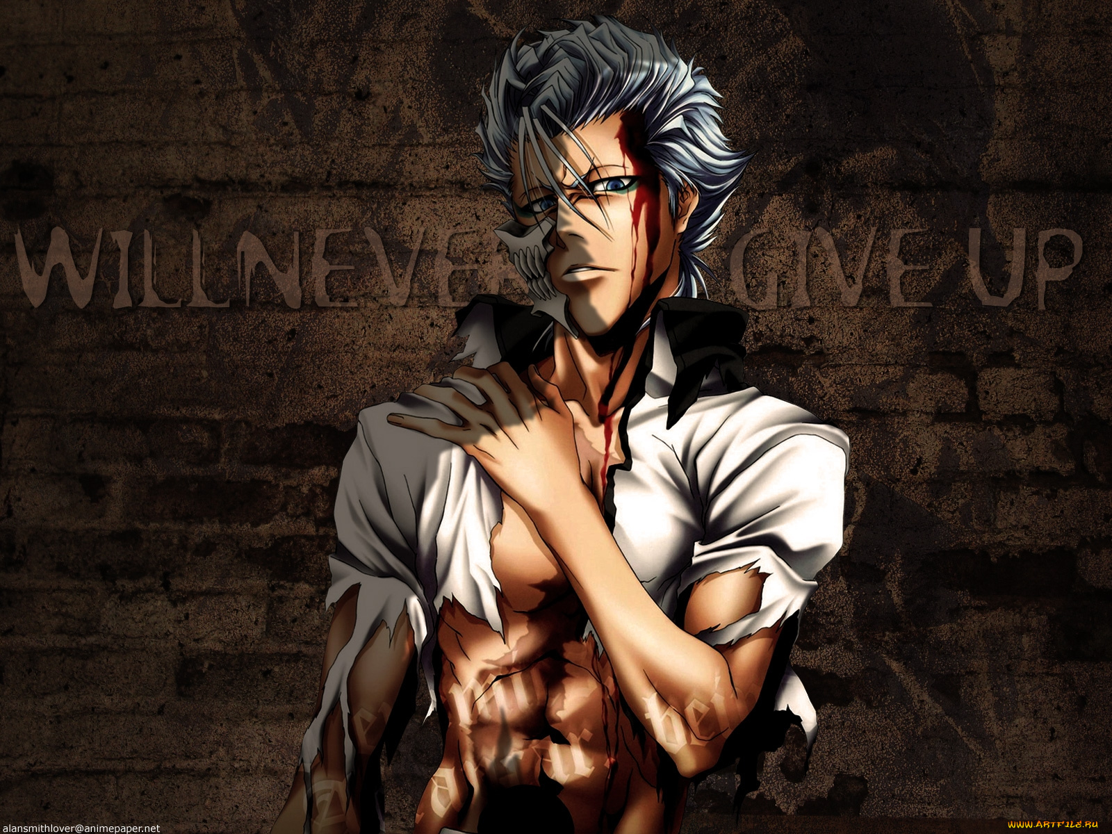 аниме, bleach, grimmjow