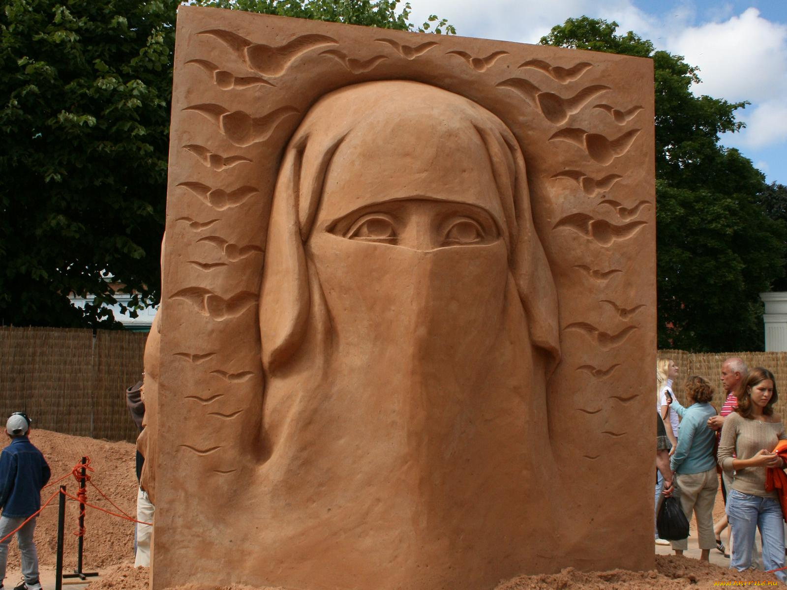 юрмала, праздник, улицы, йомас, разное, фигуры, из, песка, льда, снега