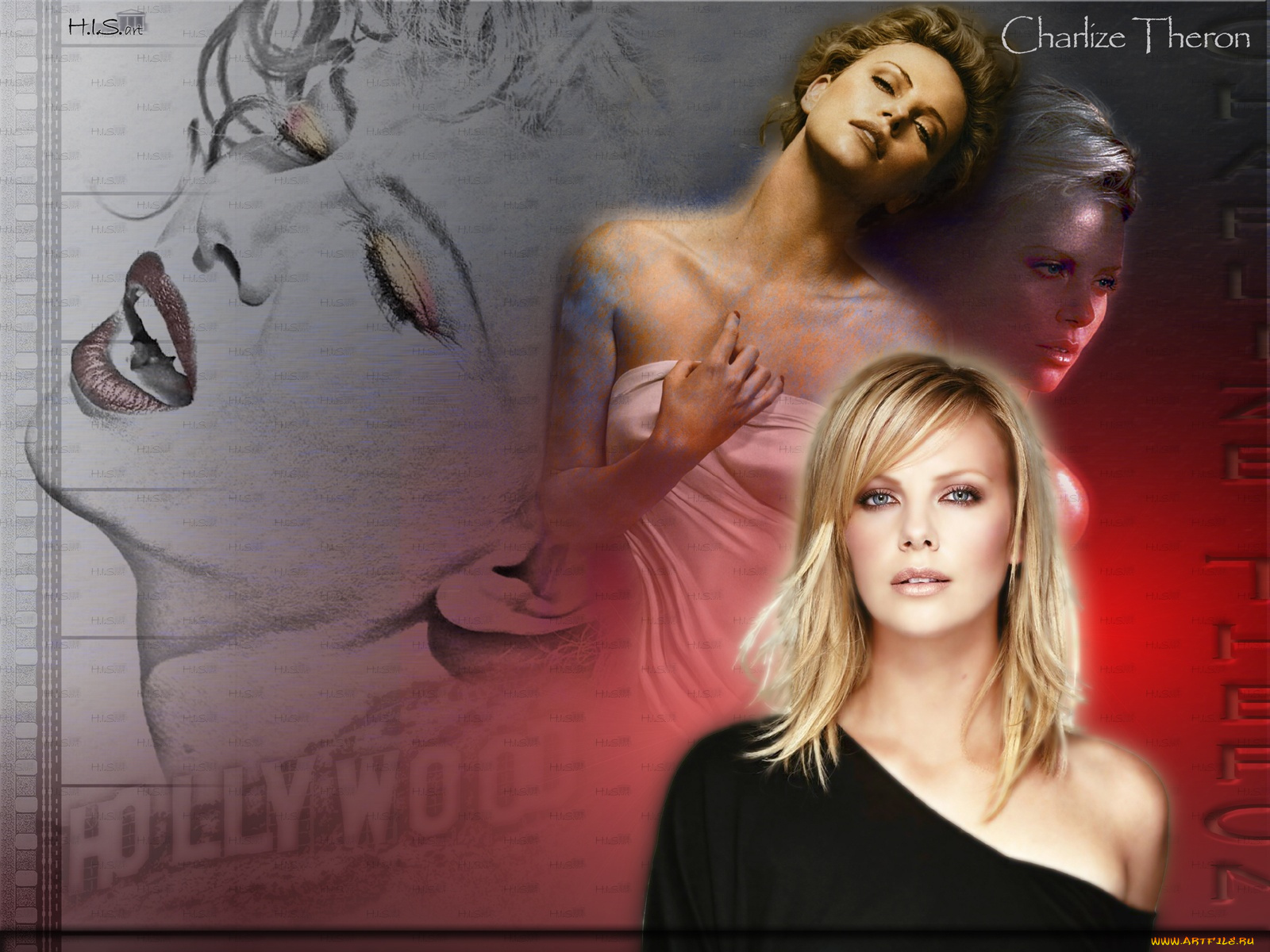 Charlize, Theron, девушки