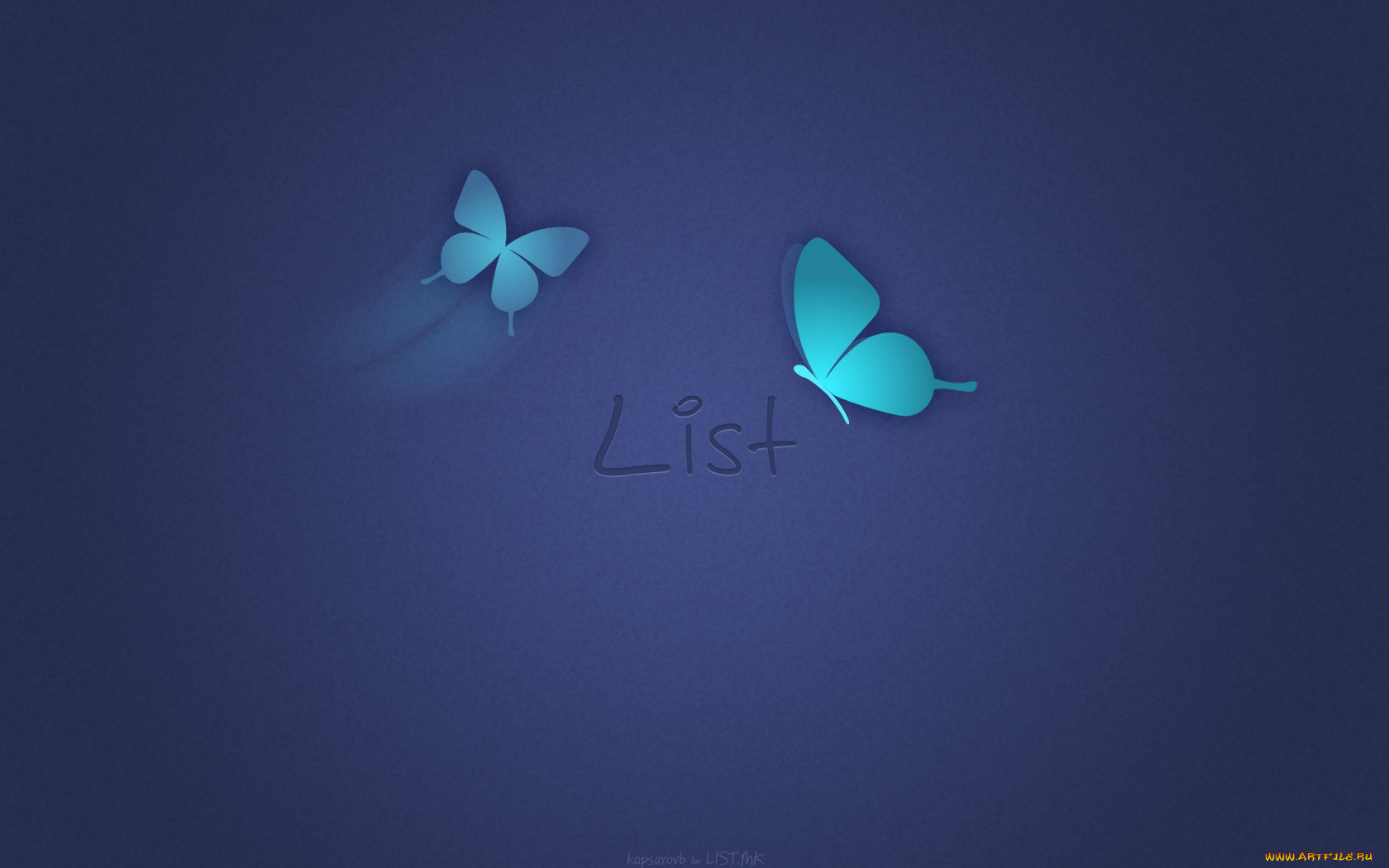 векторная, графика, бабочки