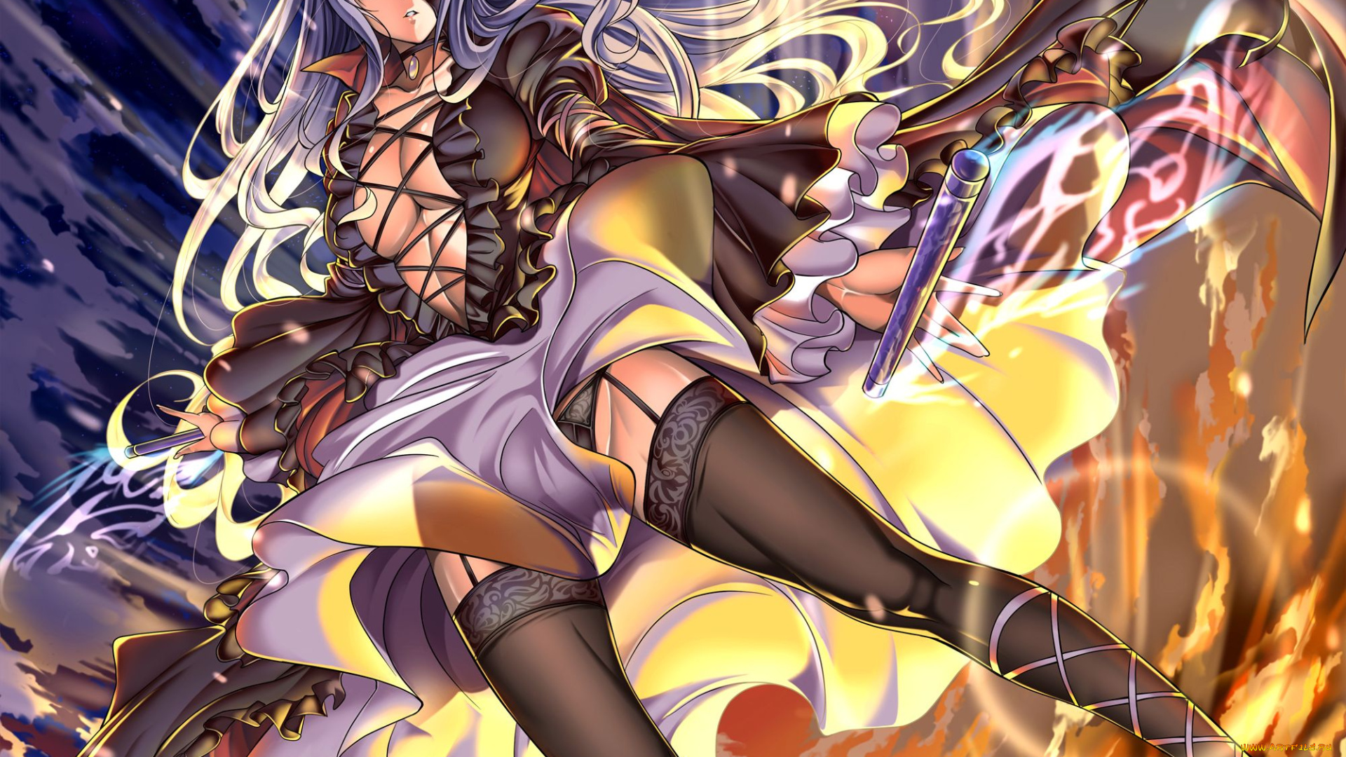 аниме, touhou, byakuren, hijiri