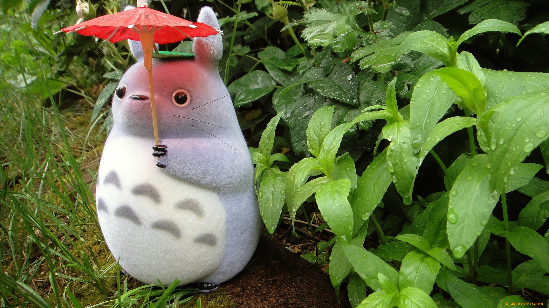 разное, игрушки, тоторо, зонтик
