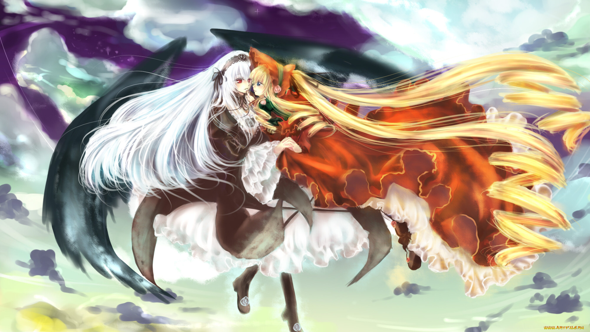 rozen, maiden, аниме, шинку, синку, суигинто