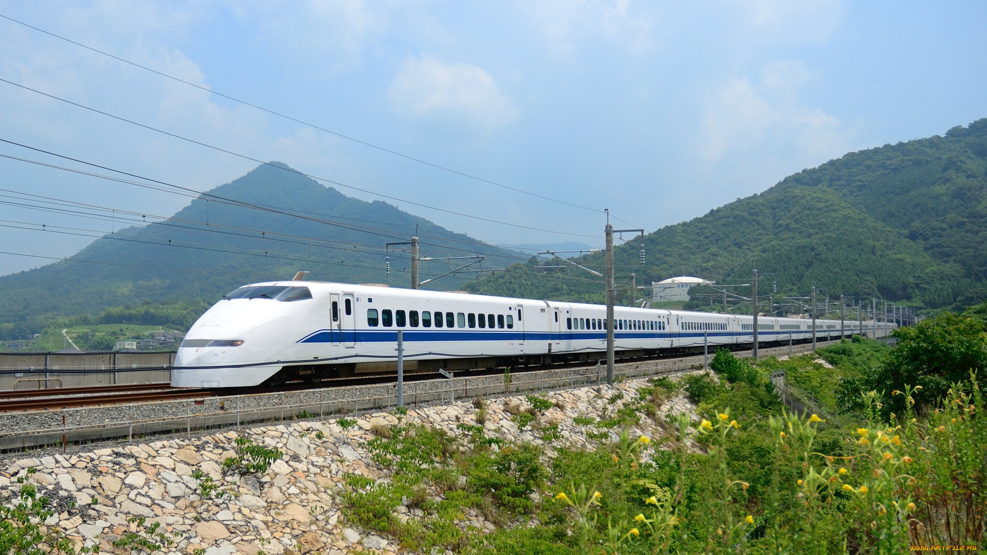 техника, поезда, поезд, скорость, горы