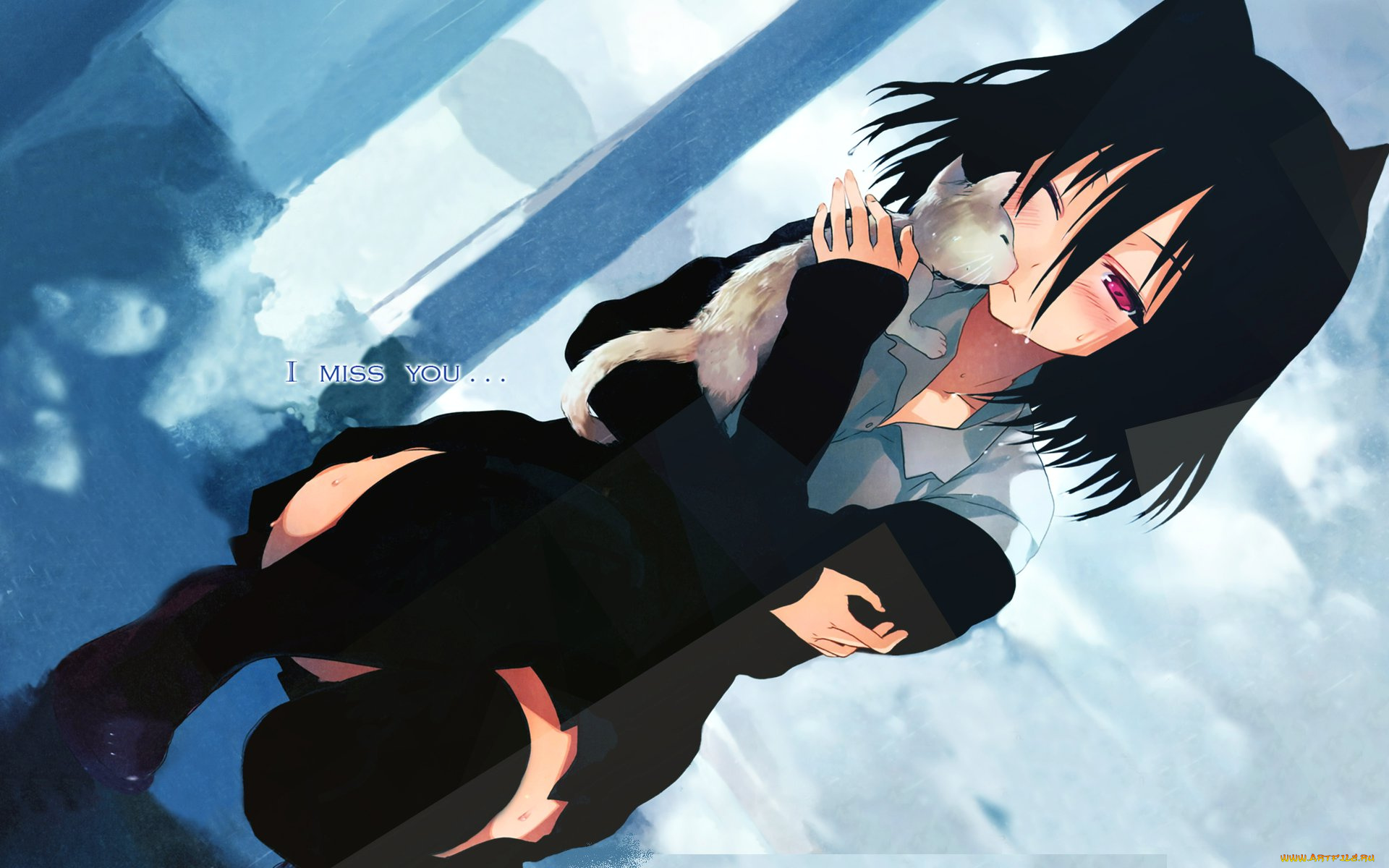 koi, to, senkyo, chocolate, аниме, девочка, котёнок