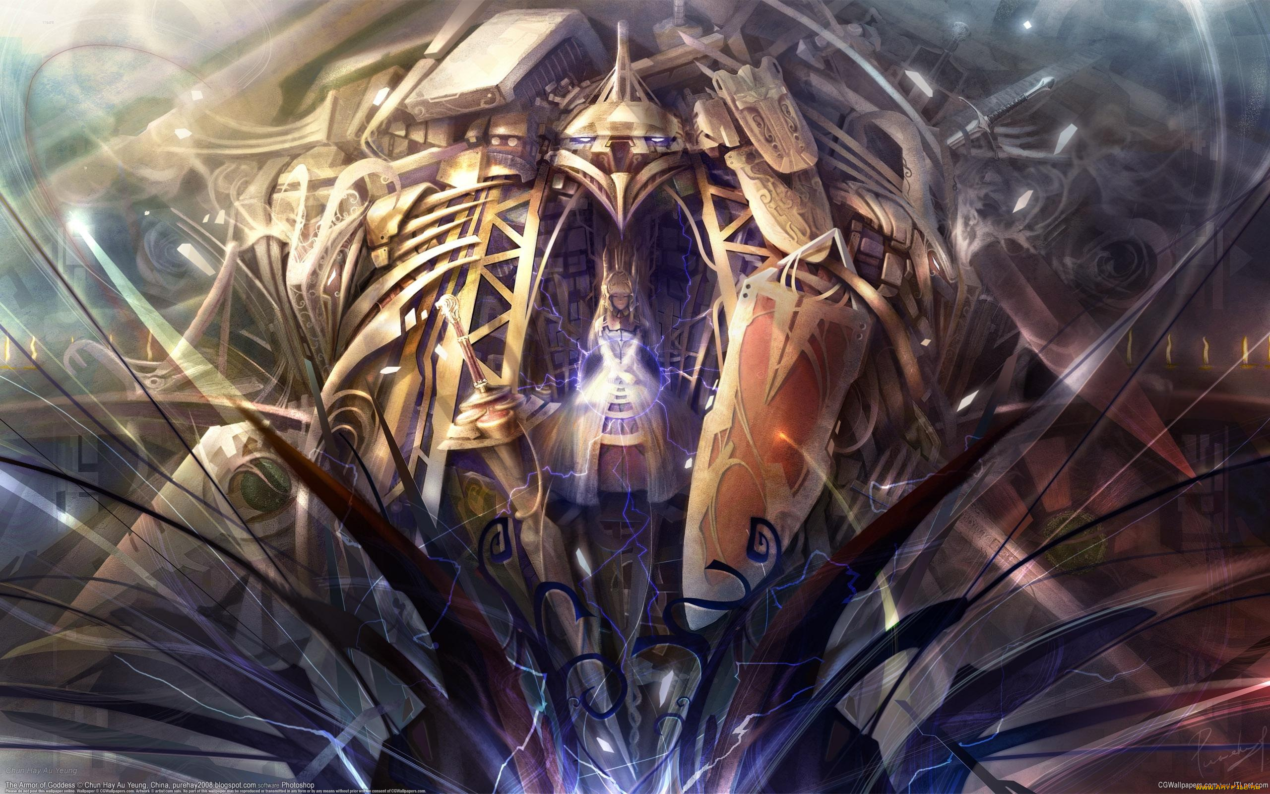 chun, hay, au, yeung, the, armor, of, goddess, фэнтези, магия, броня, доспехи, девушка