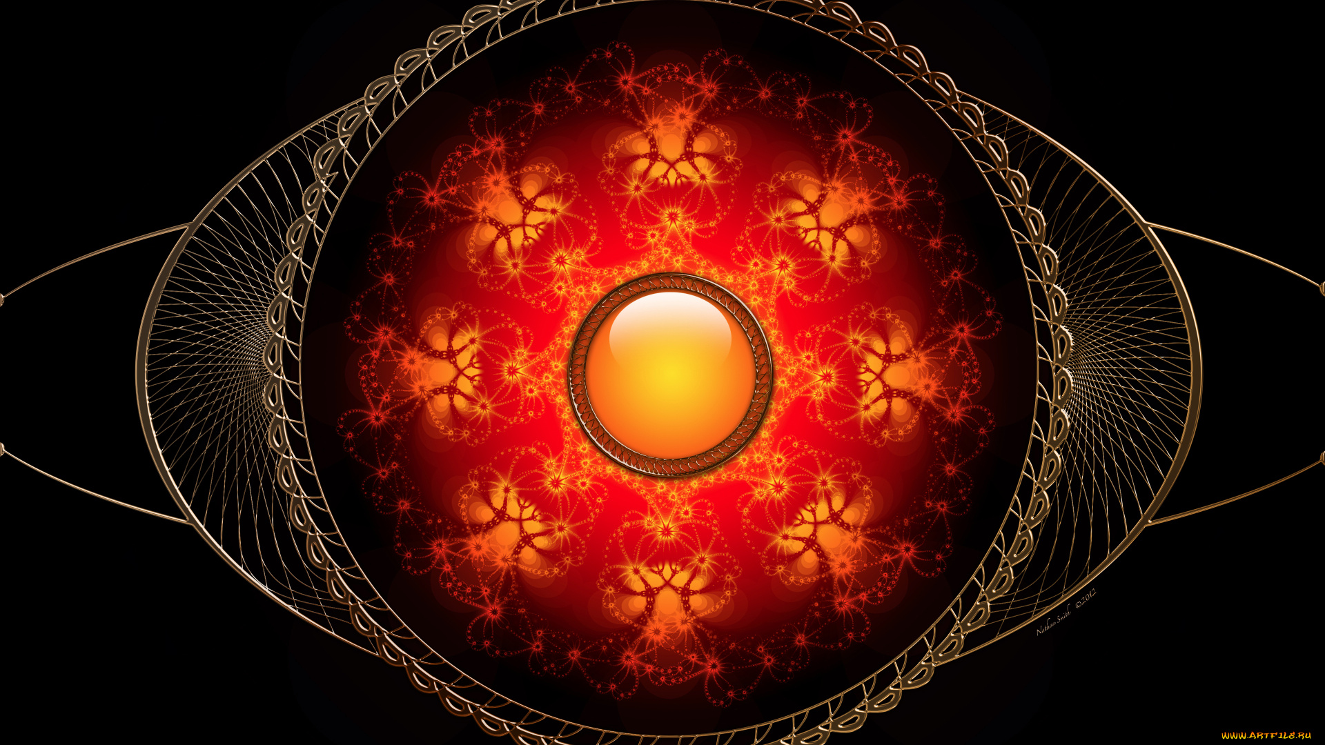 3д, графика, fractal, фракталы, фон, цвета, узор