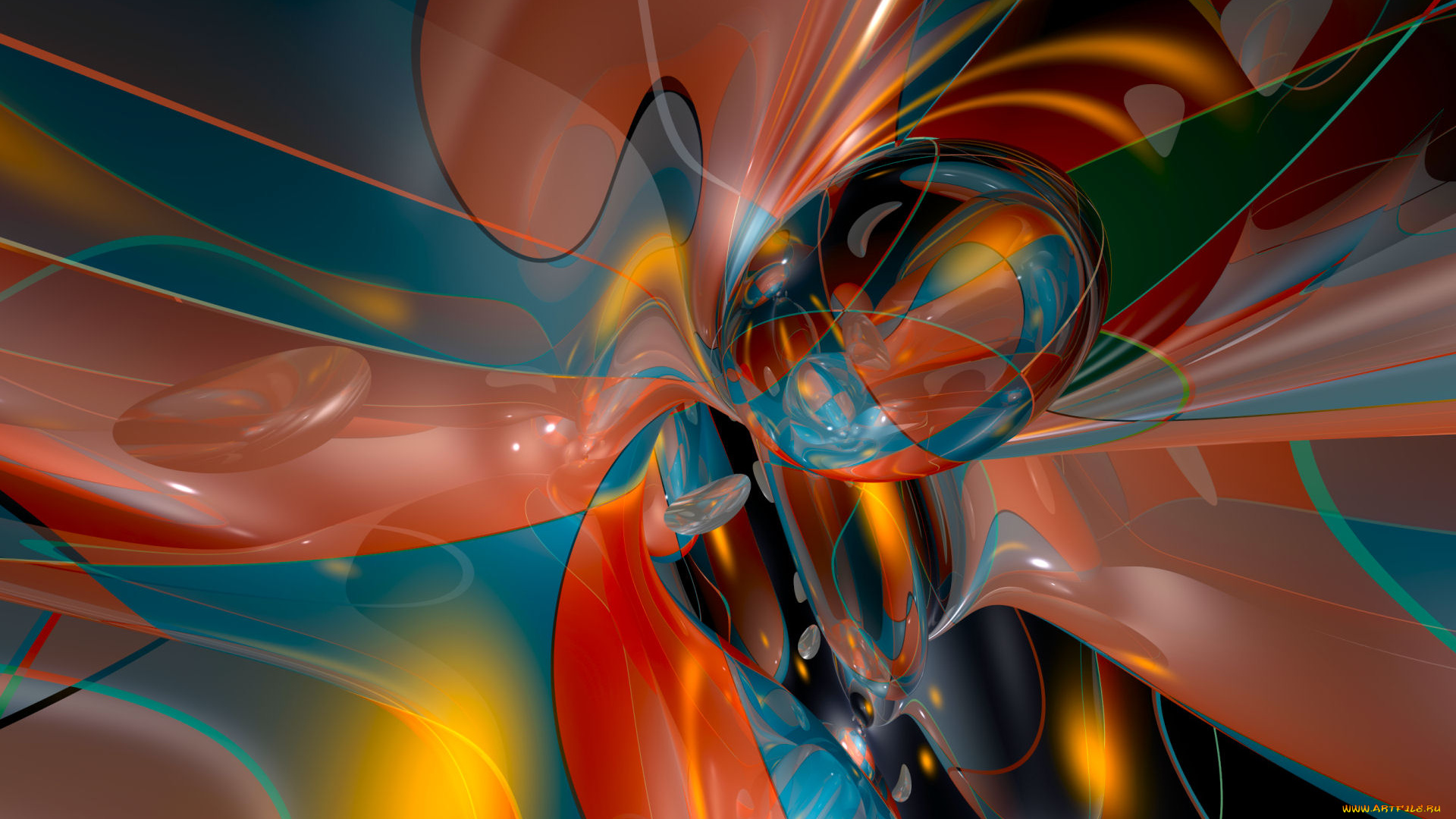 3д, графика, fractal, фракталы, узор