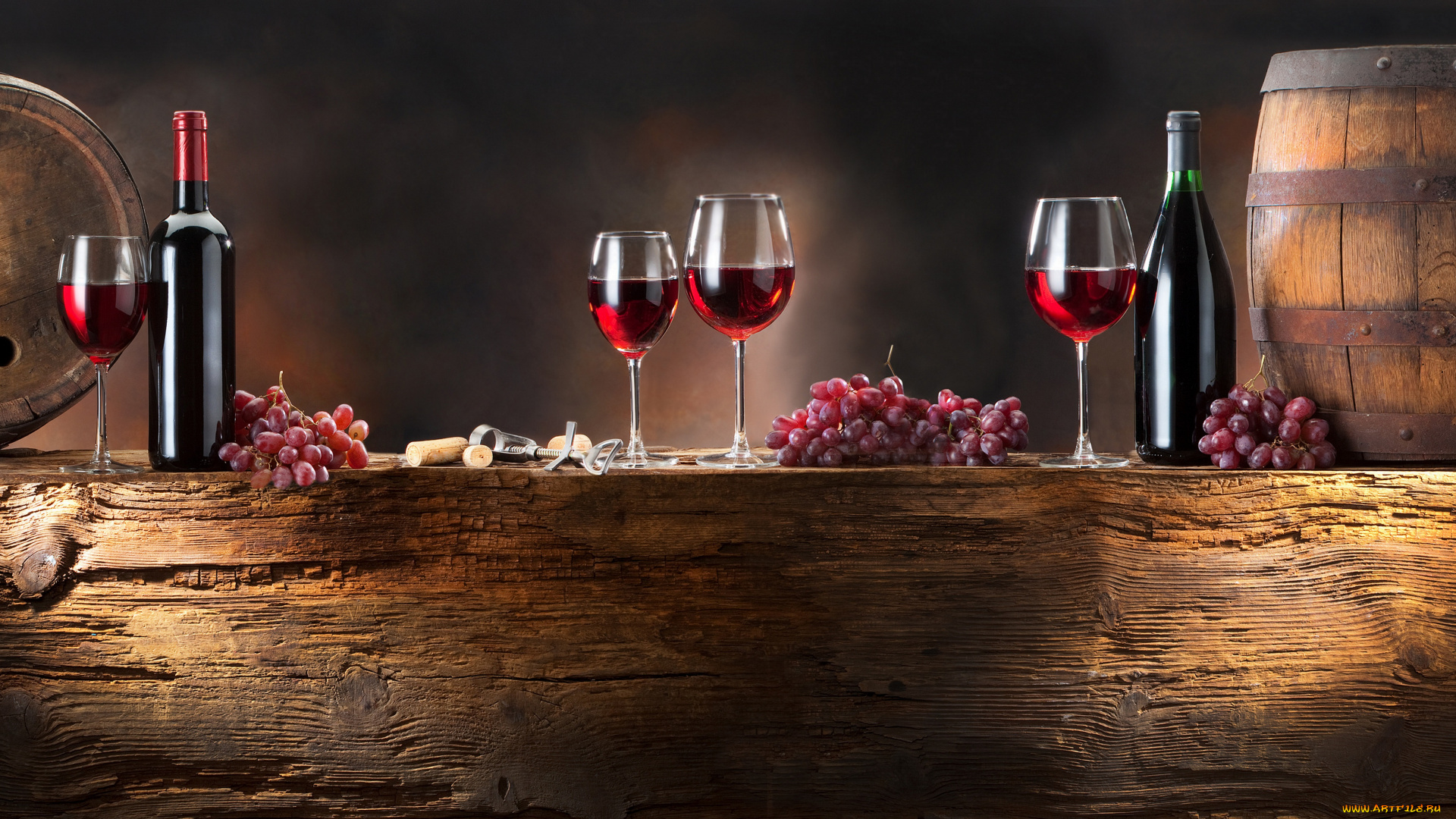 еда, напитки, вино, виноград, натюрморт