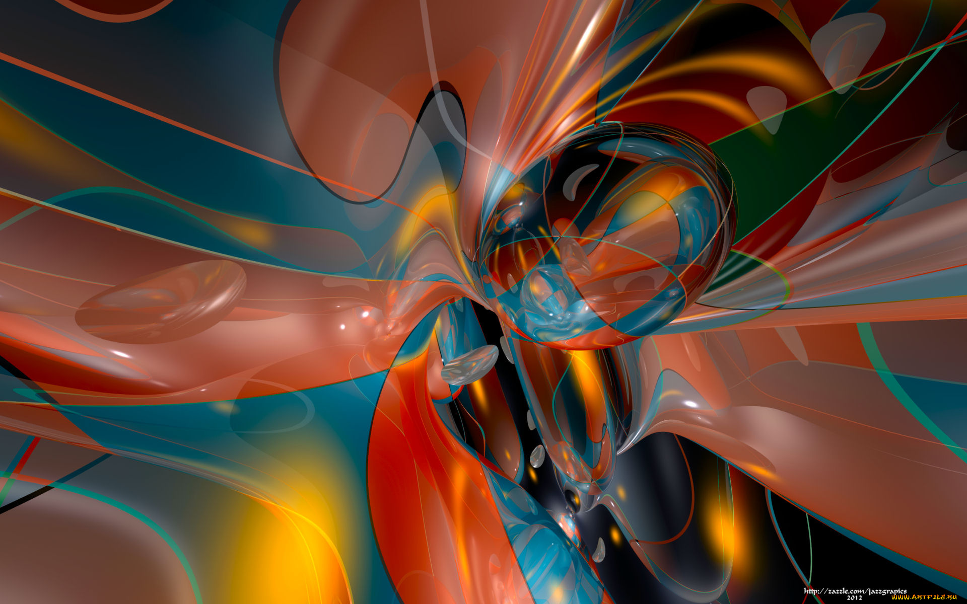 3д, графика, fractal, фракталы, узор