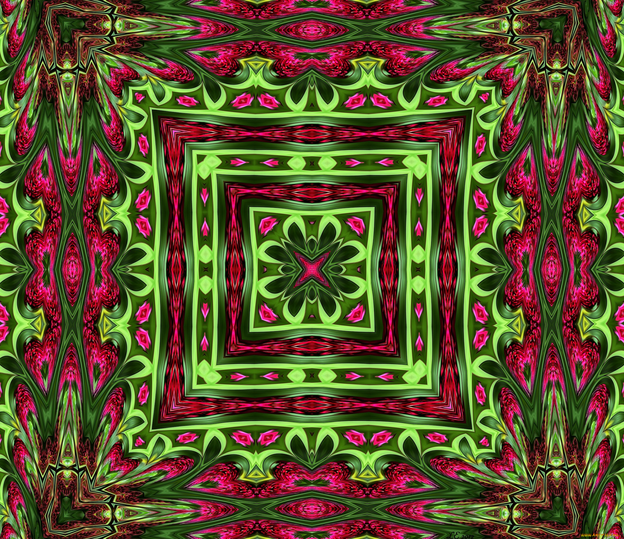 3д, графика, fractal, фракталы, фон, цвета, узор