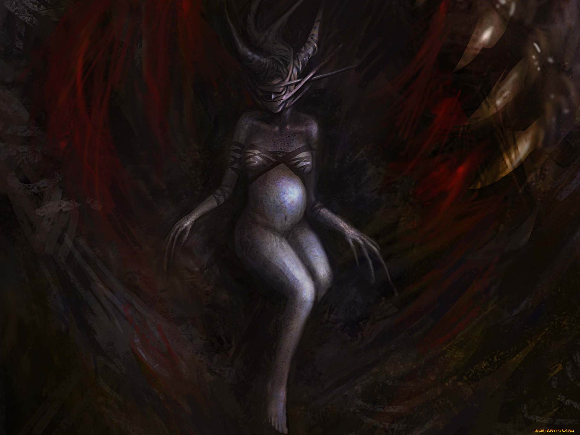 фэнтези, существа, рога